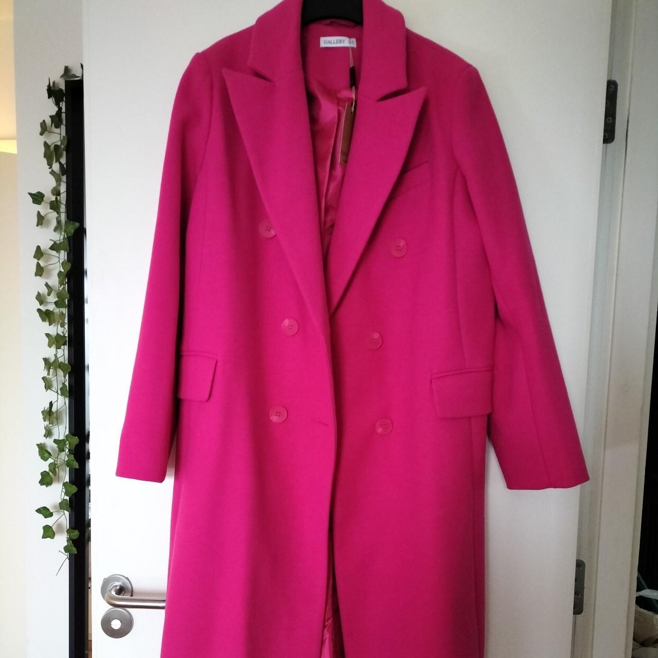Beautiful long pink coat 💞 * Brand new with tags *... - Depop