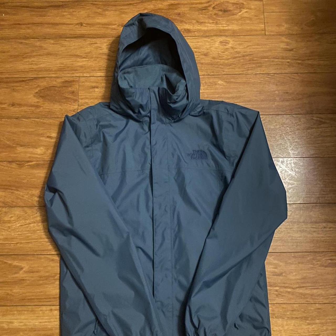 Navy Blue North Face Rain Jacket Depop 2422