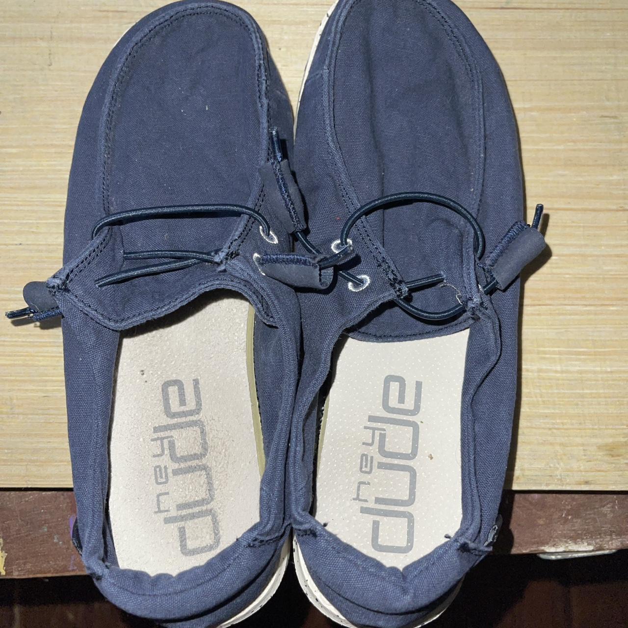 navy hey dudes womens