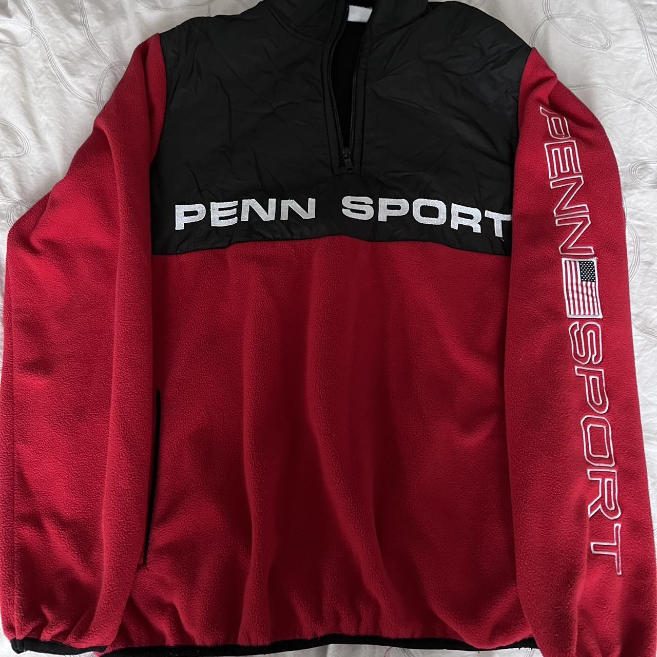 Penn Sport Quarter Zip Fleece Size L Depop