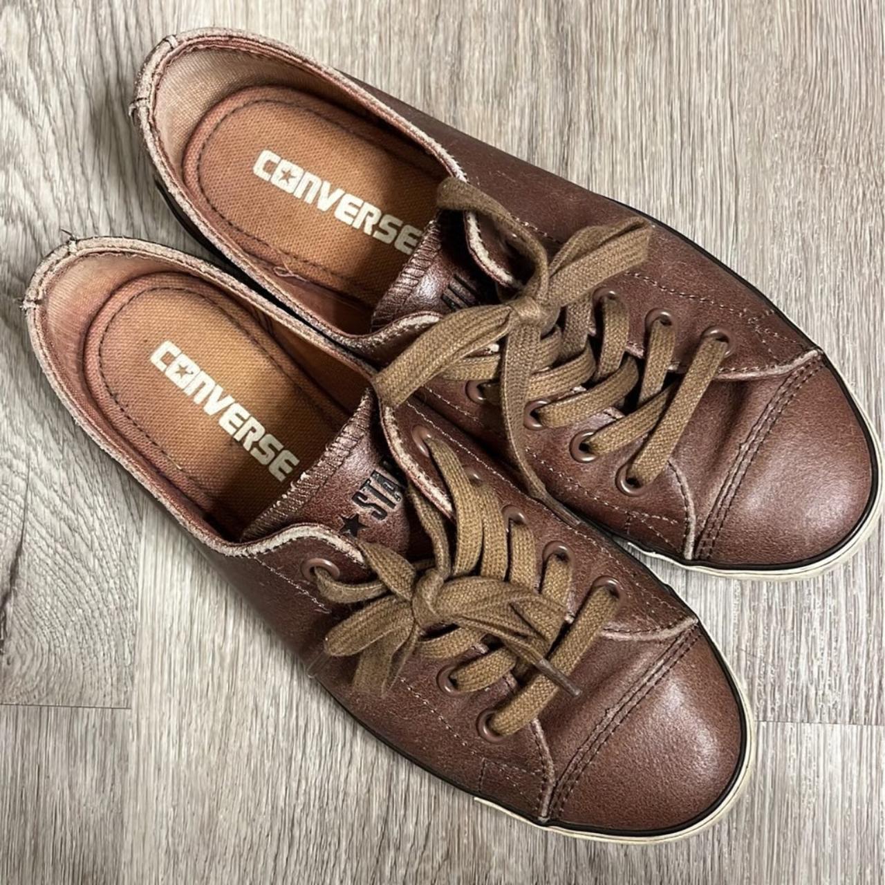 Size 5 leather converse online