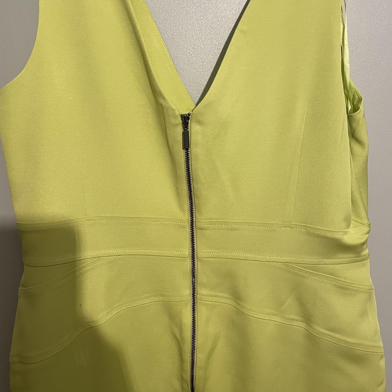Lime Green body con dress, size 16. Per Una... Depop