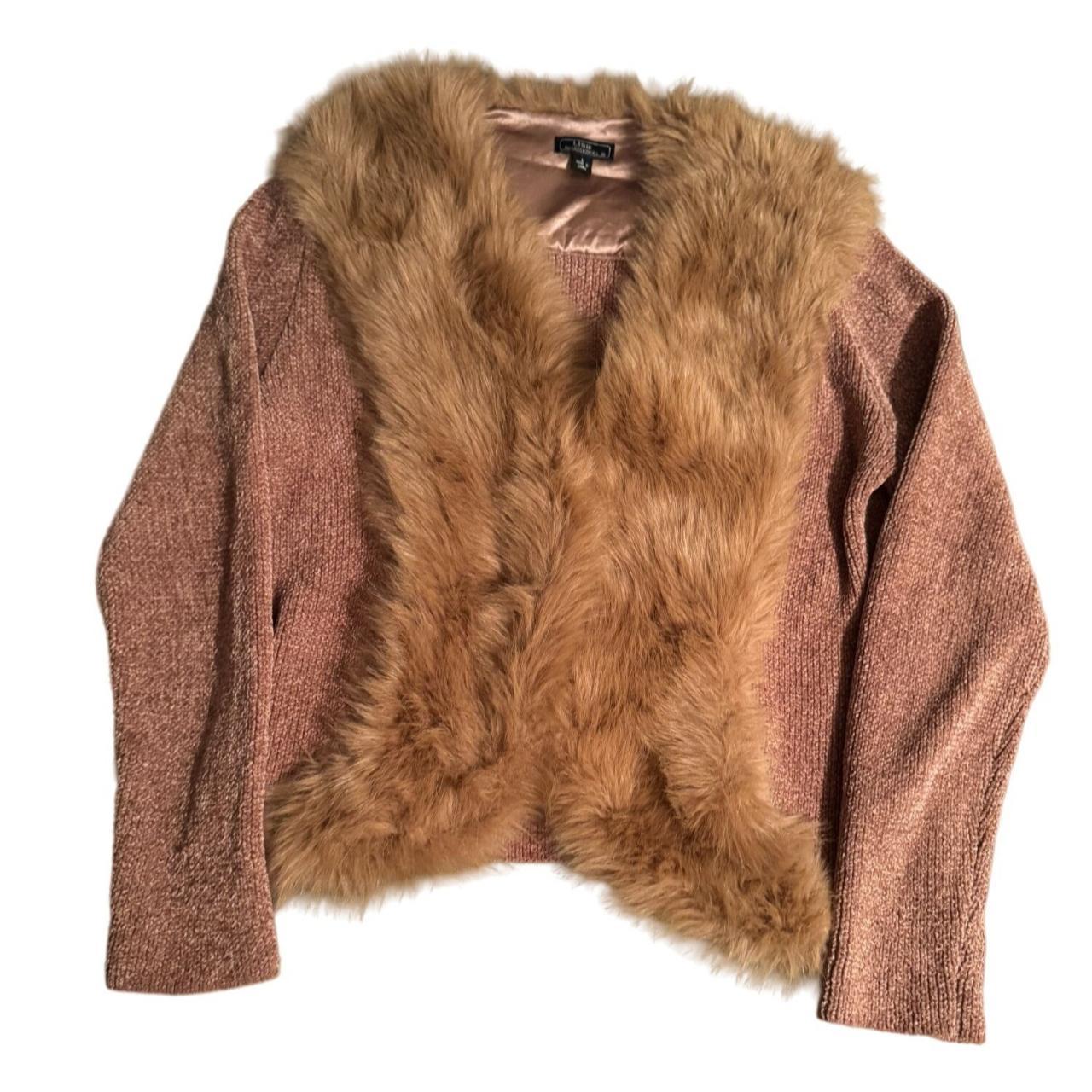 Faux fur 2024 sweater plus size