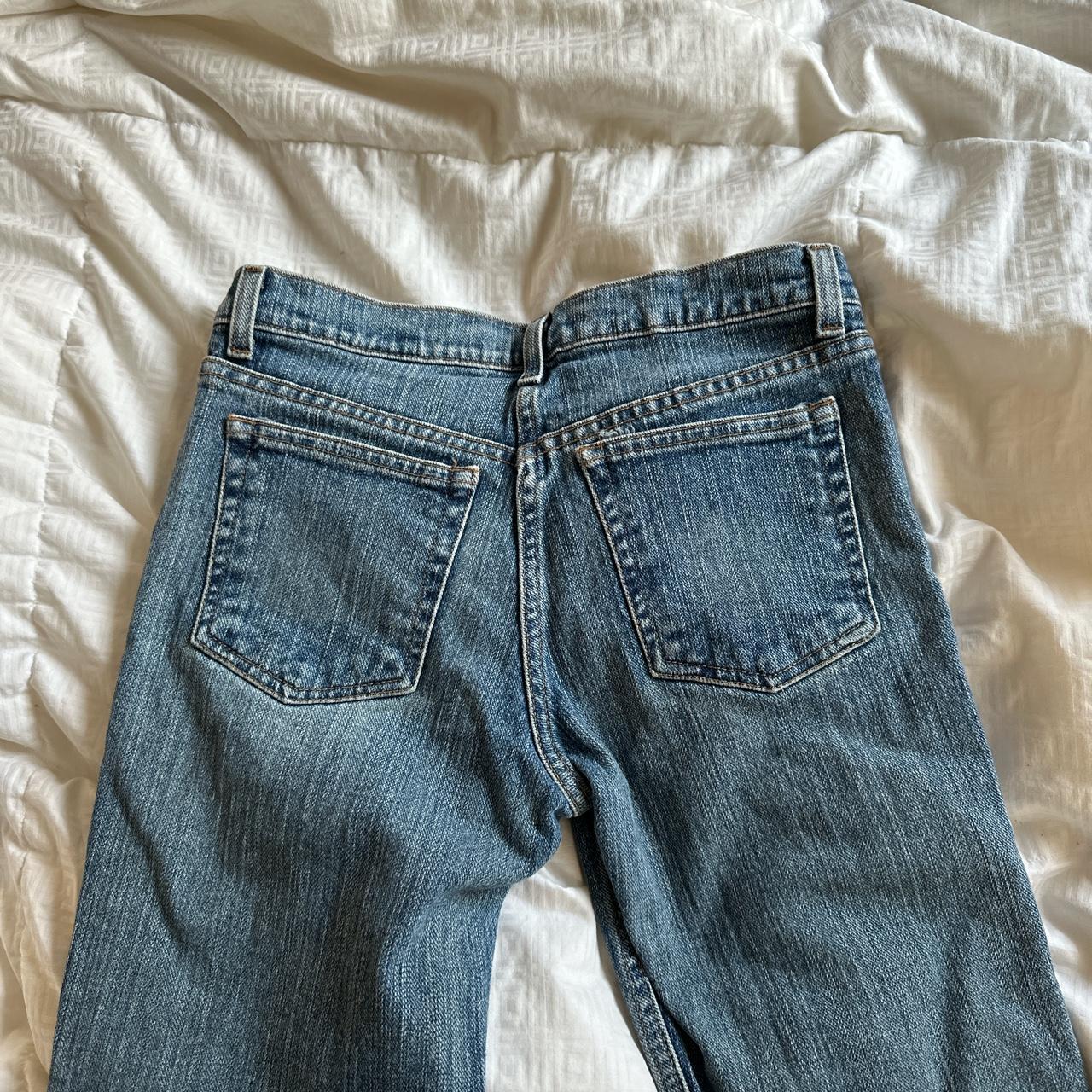 French Connection Women's Blue and Navy Jeans | Depop