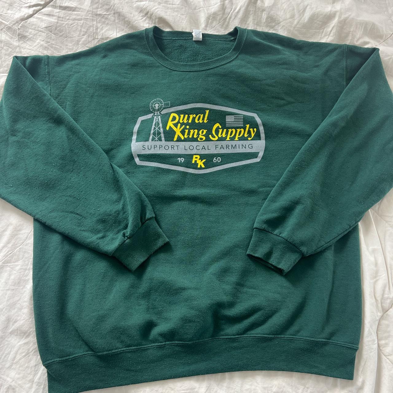 Green Rural King sweatshirt super clean and great