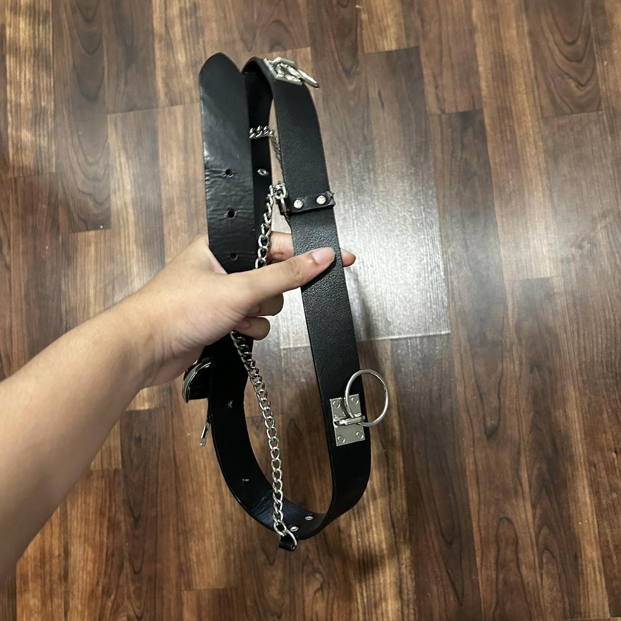Hot Topic Men's Black Belt Depop