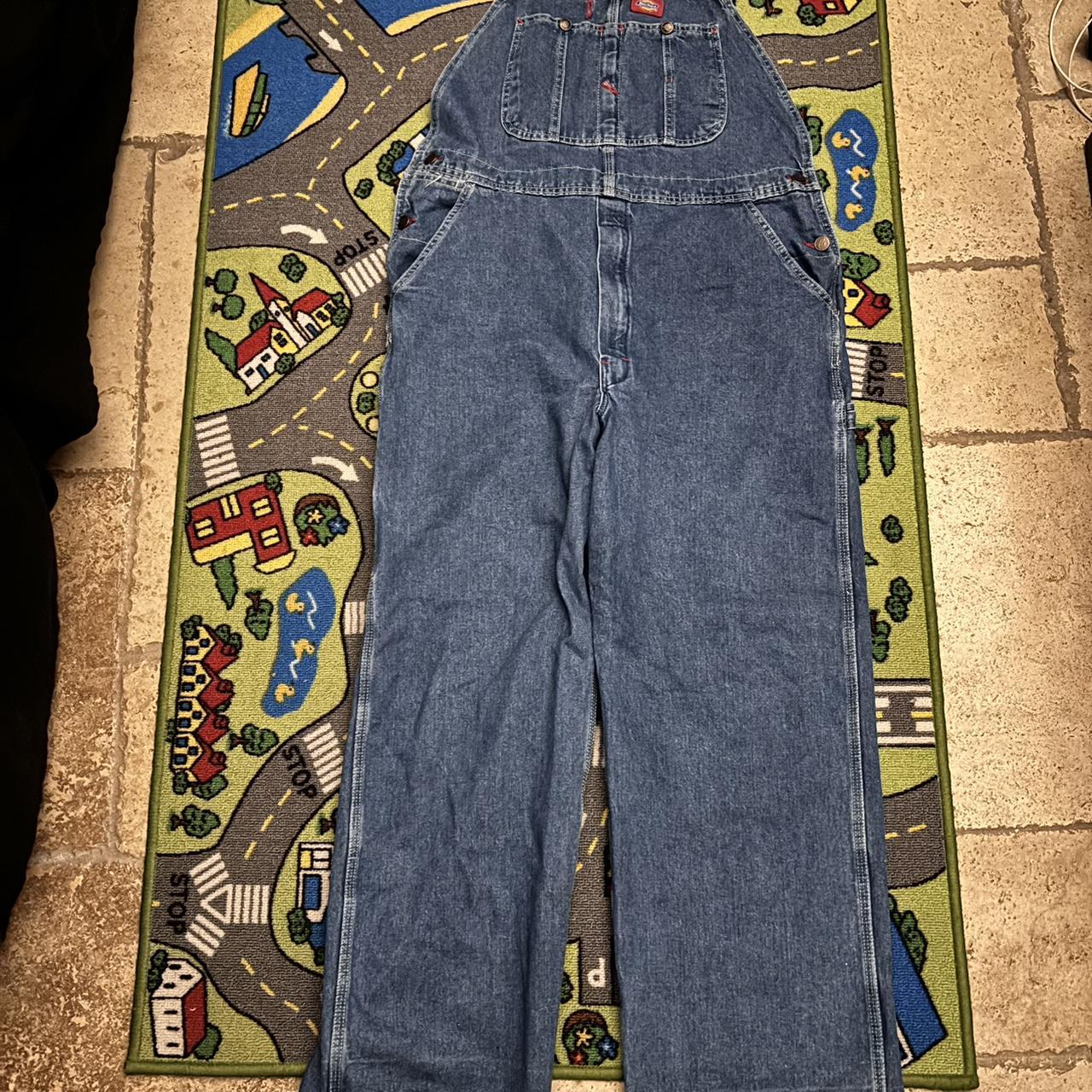 Blue Jean Dickies overalls Depop
