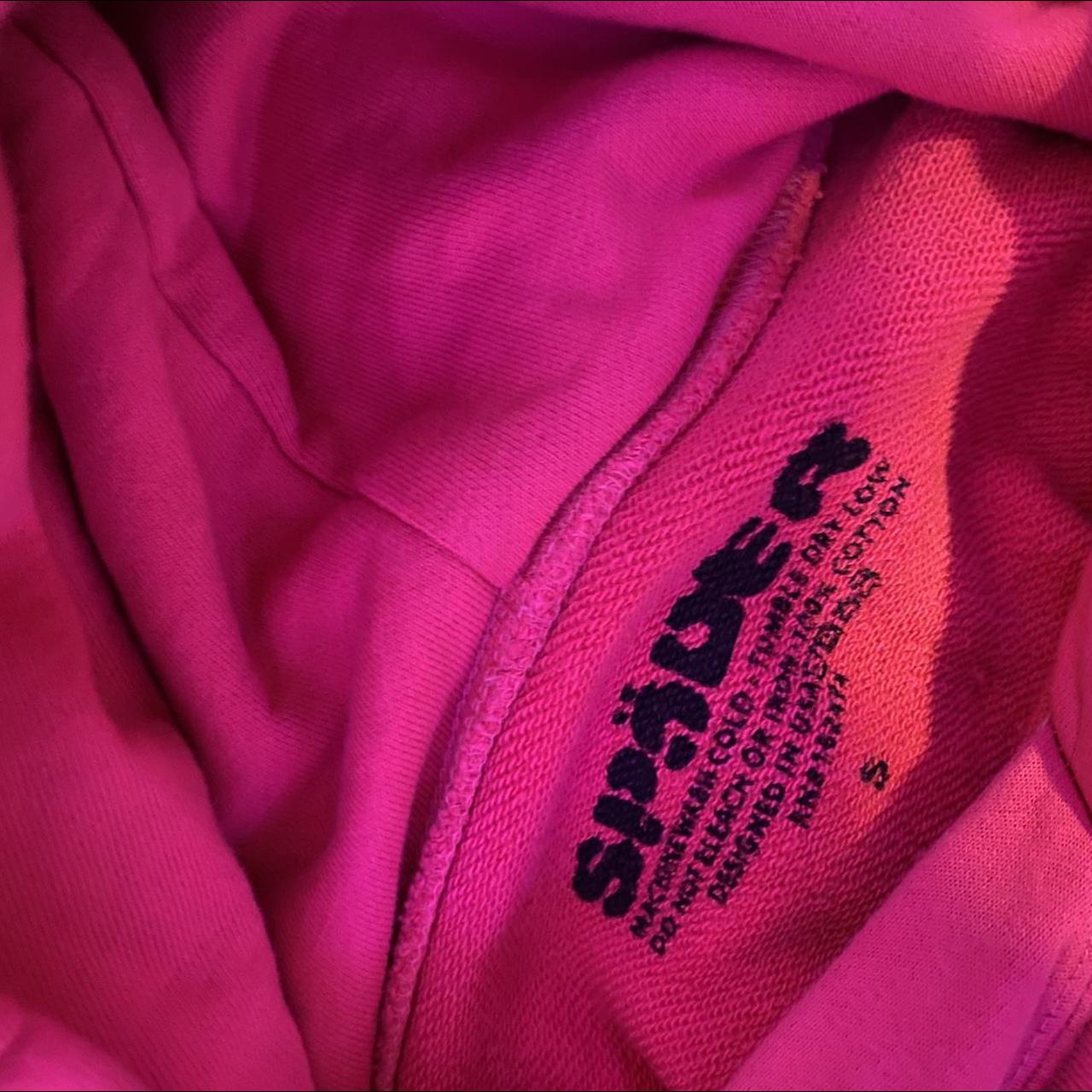 Spider Worldwide Men's Pink Hoodie | Depop