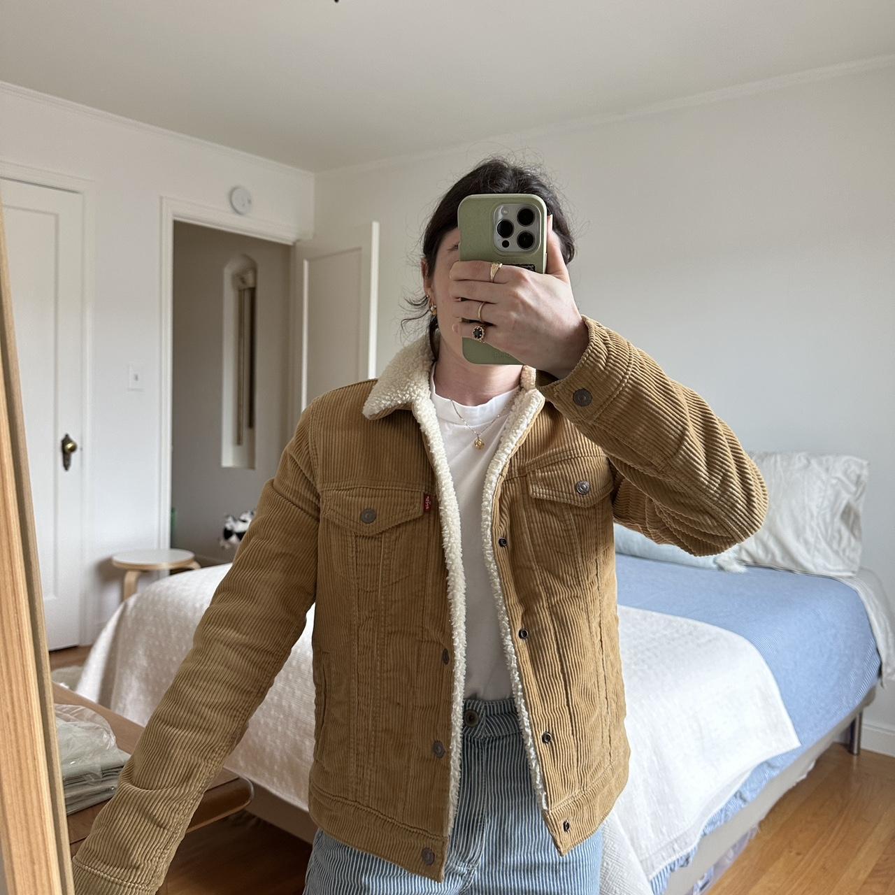 Levi's tan hot sale corduroy jacket