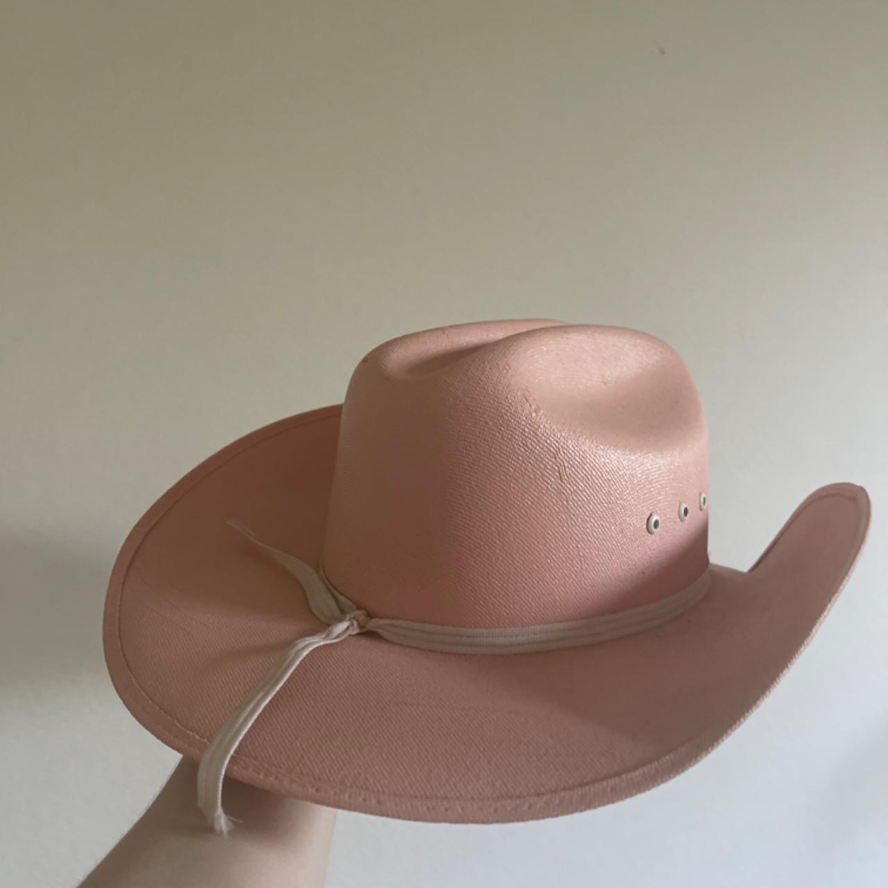 Reclaimed Vintage Men's Pink Hat Depop