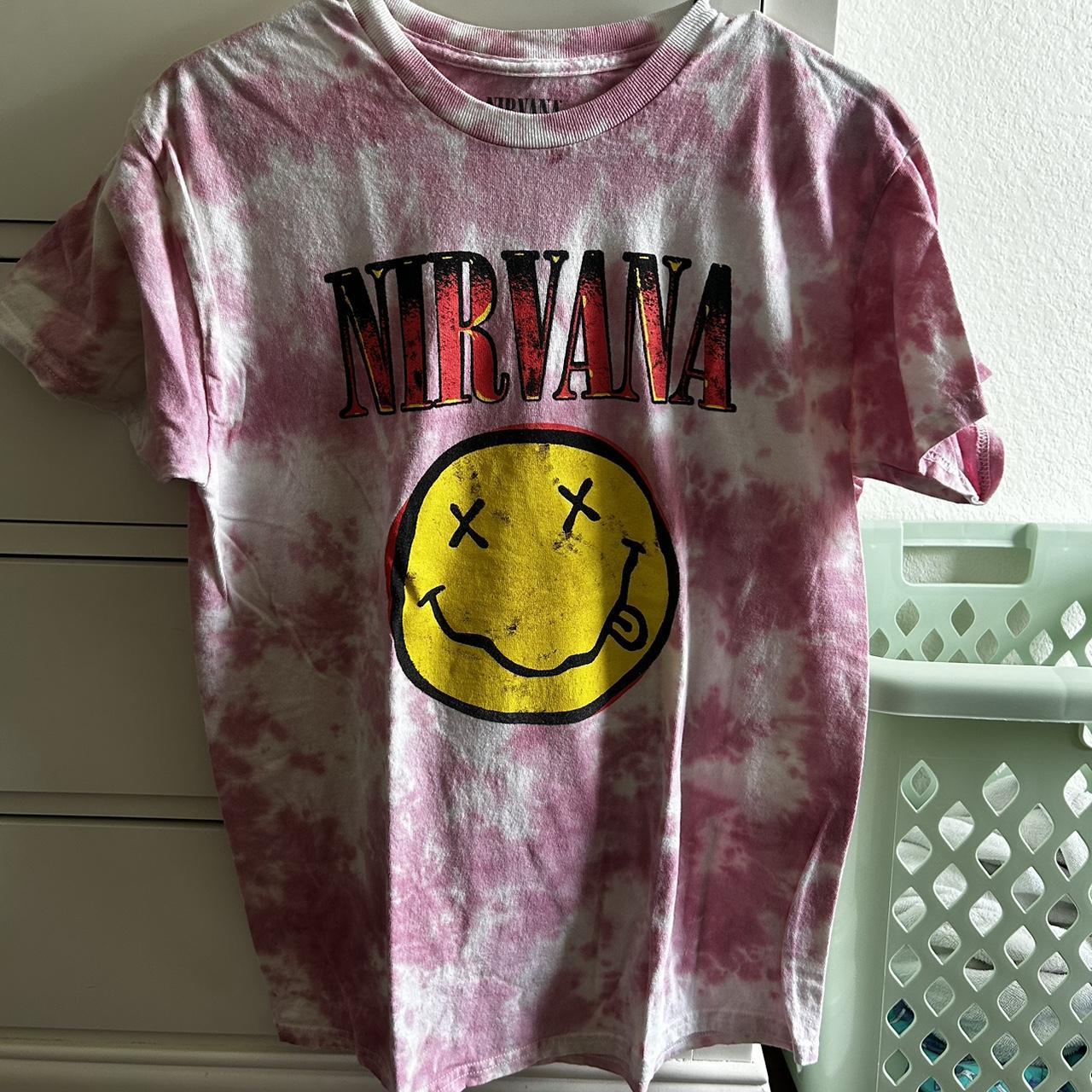 nirvana shirt tie dye