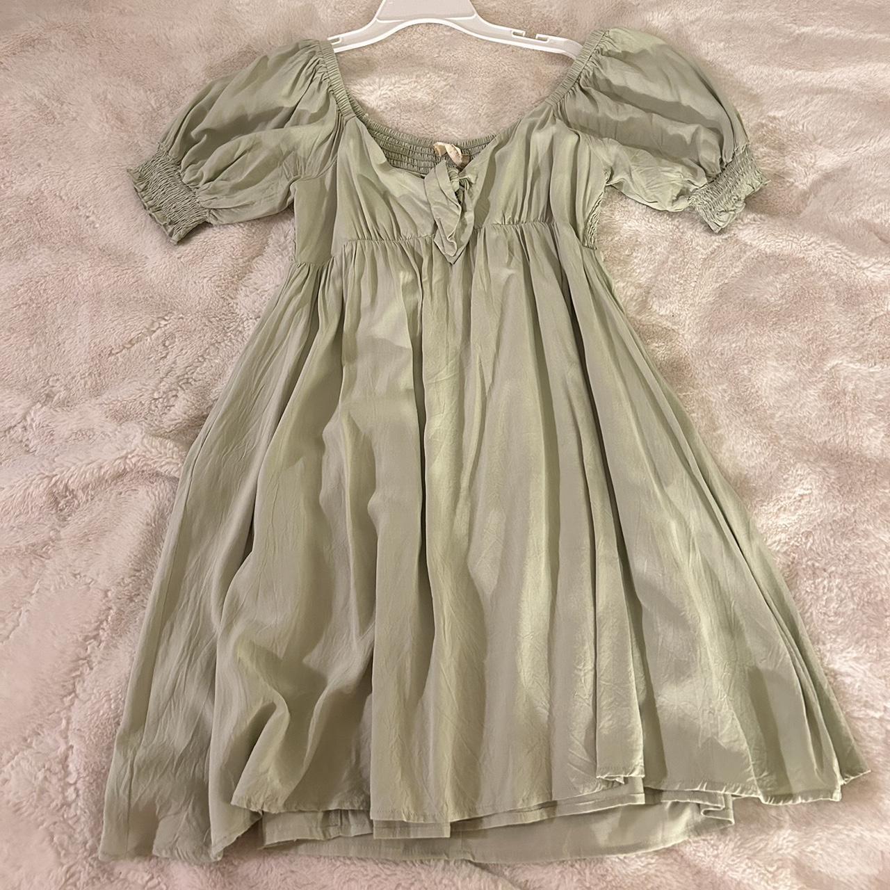 Sage Green Dress from Altar’d state size... - Depop