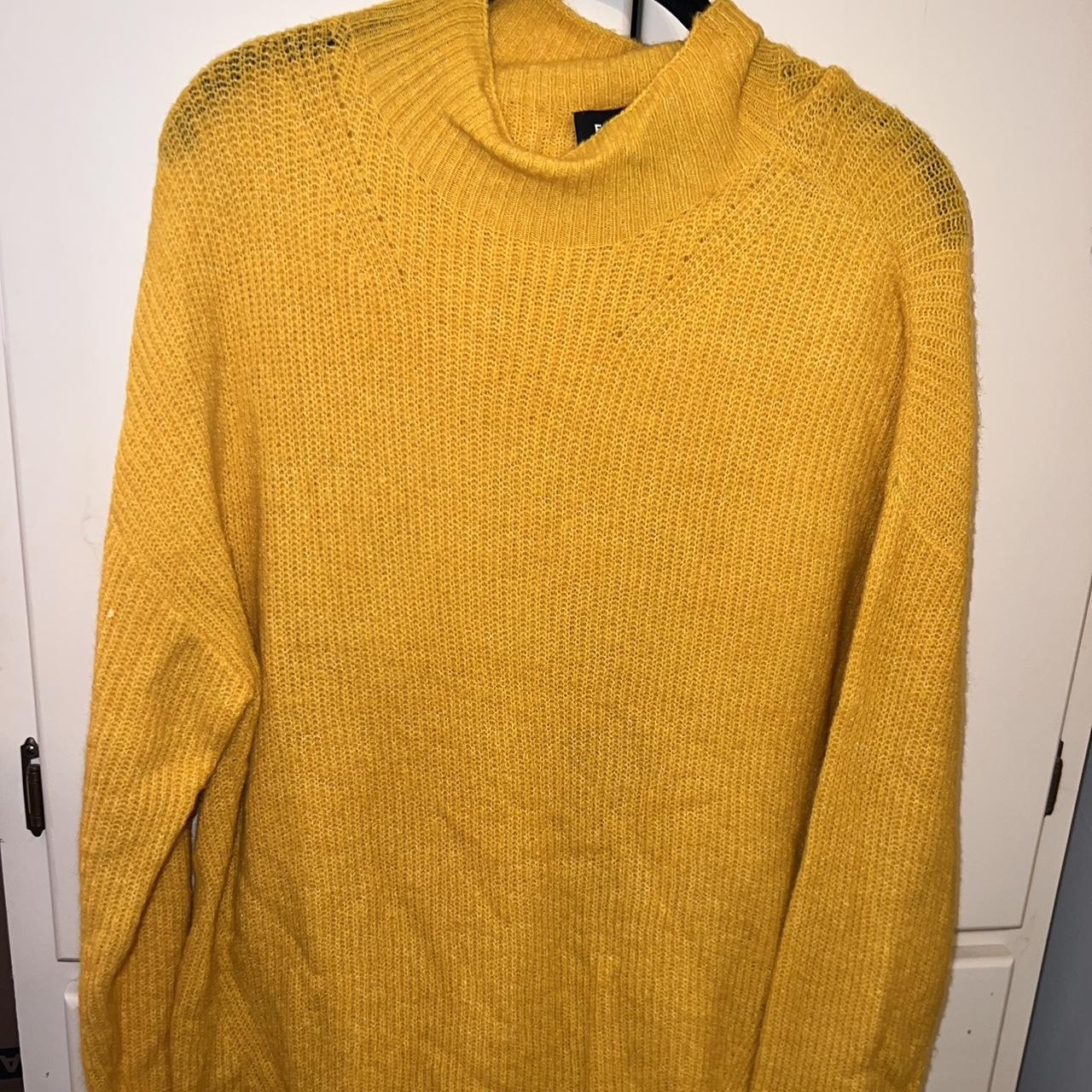 Express yellow sweater best sale