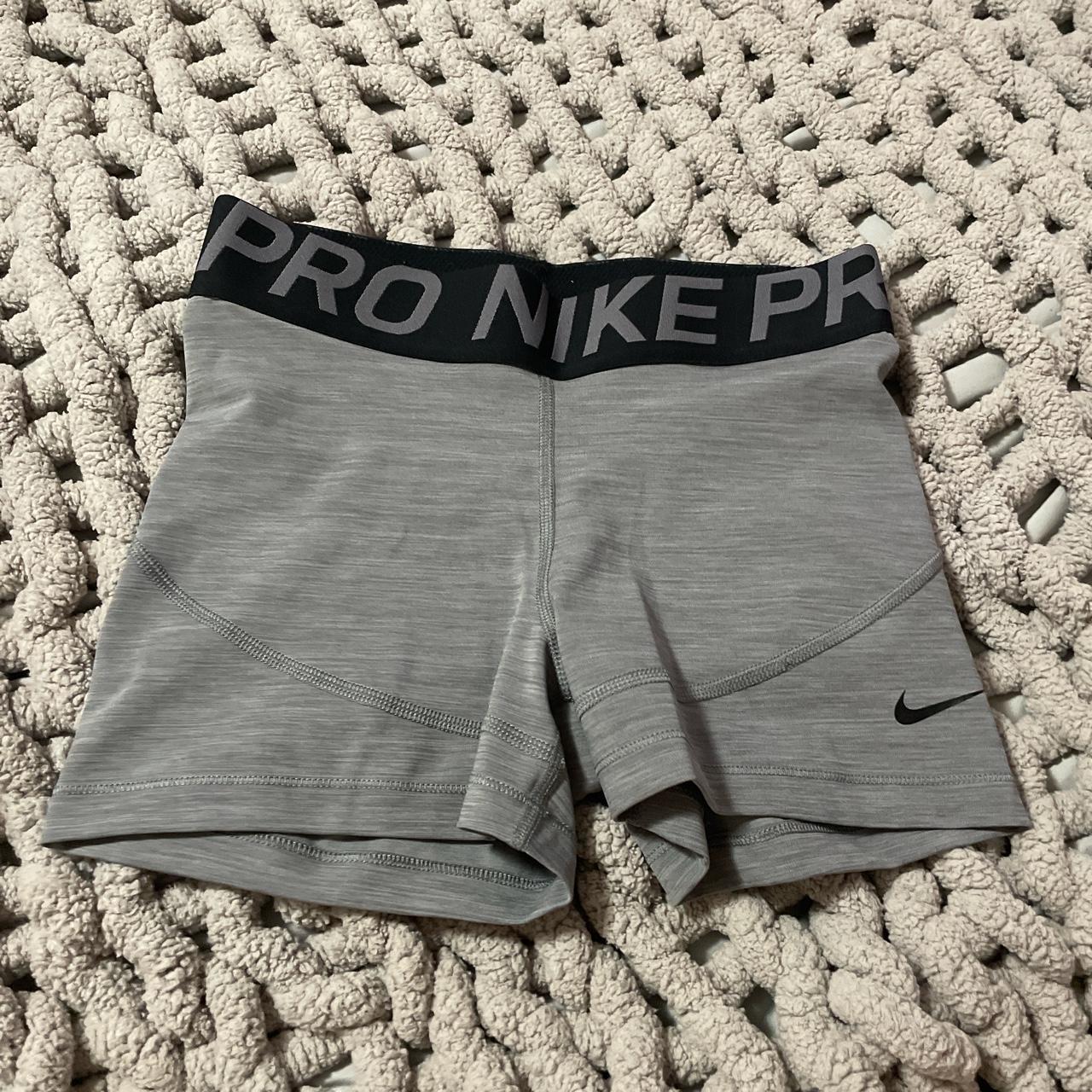 womens nike shorts grey
