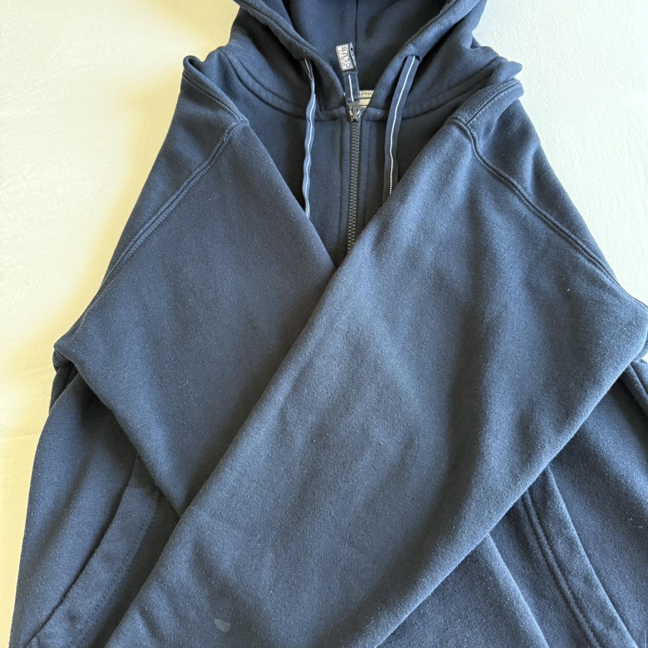 Grey Pro Navy Blue Pro Club Hoodie Navy Blue Pro Club Zip Up
