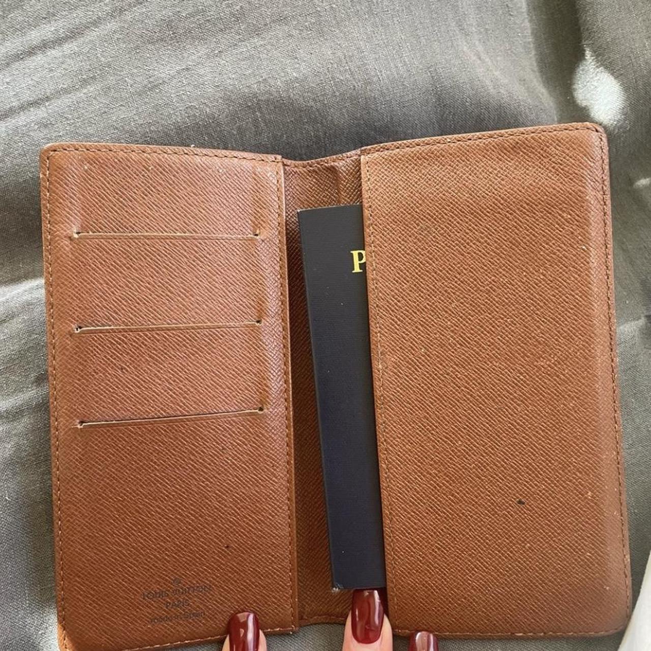 Louis Vuitton Monogram Passport Wallet Authentic - Depop