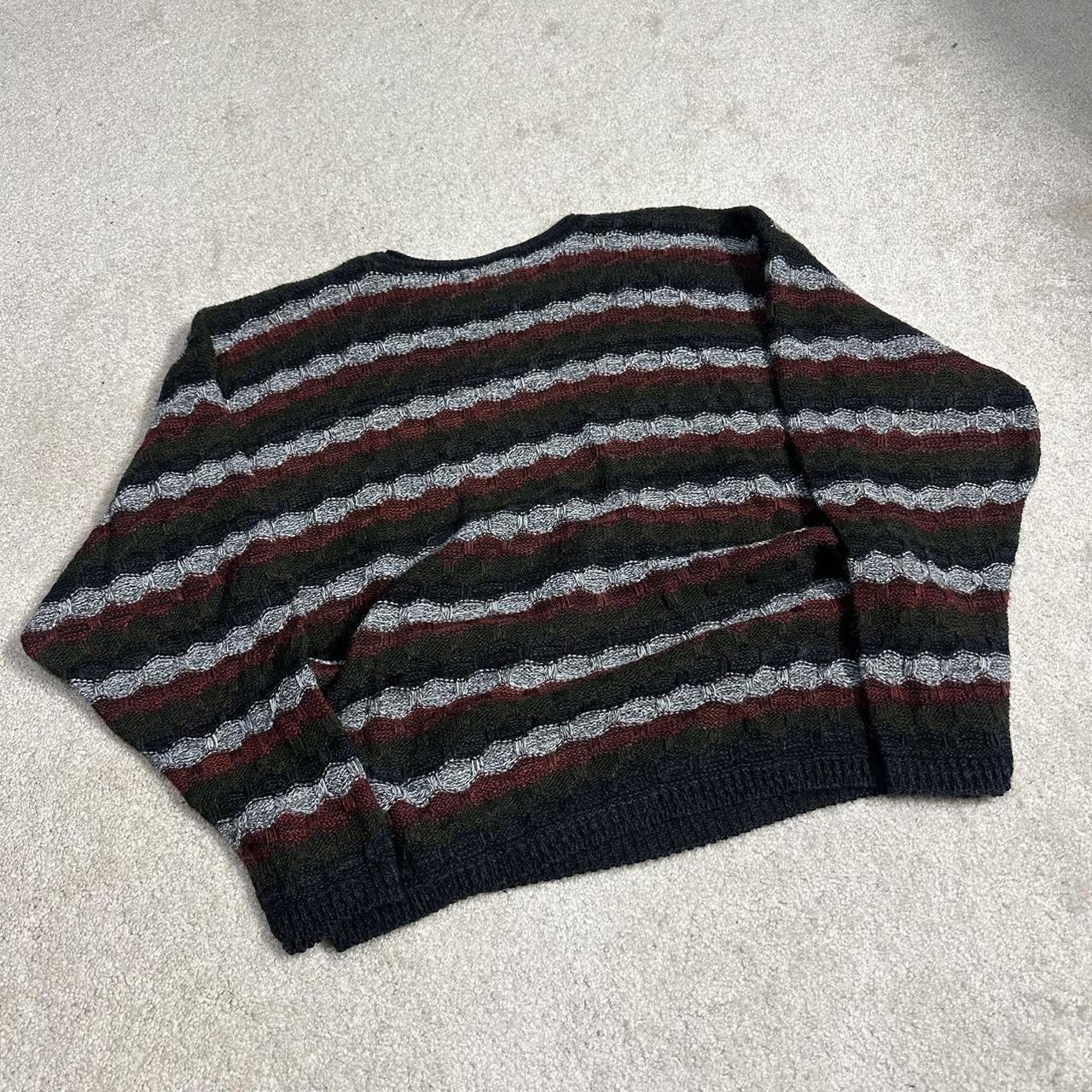 Coogi Men's Sweater - Multi/Grey - L – Vintage Y2… - image 5