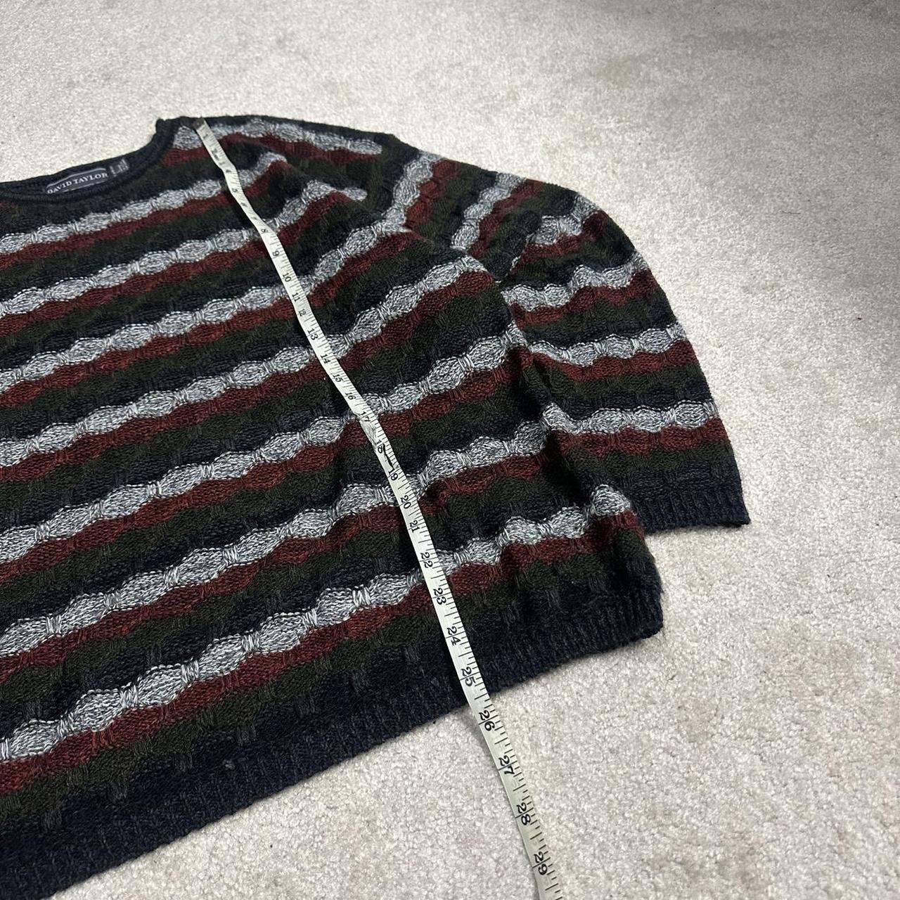 Coogi Men's Sweater - Multi/Grey - L – Vintage Y2… - image 6