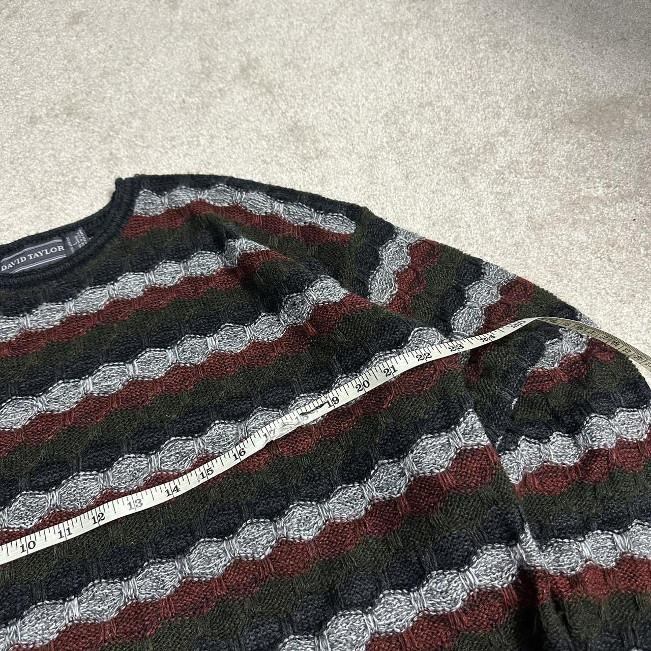 Coogi Men's Sweater - Multi/Grey - L – Vintage Y2… - image 7