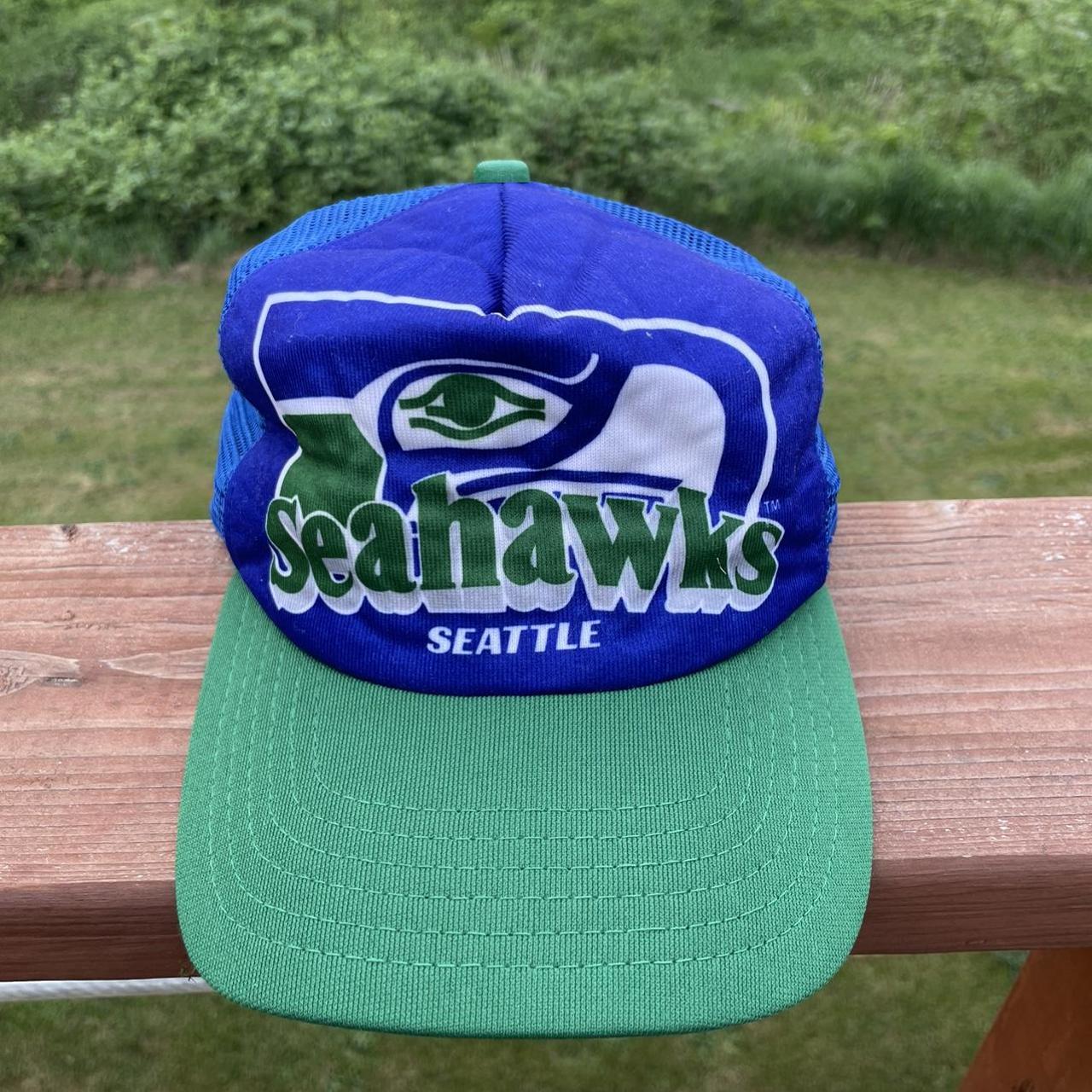 Seattle Seahawks New Era Vintage Hat Like New/Good - Depop