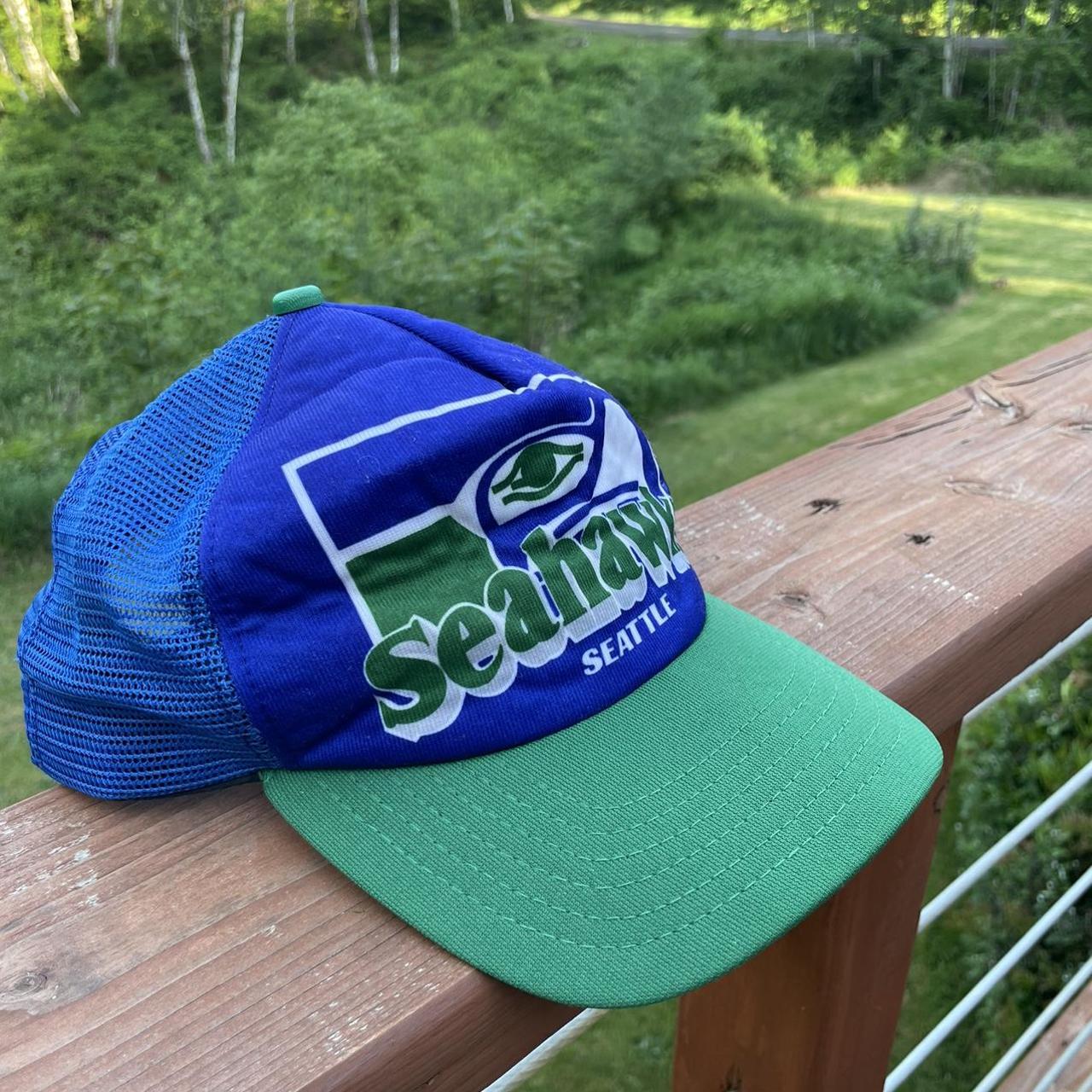 Seattle Seahawks Vintage 80's New Era Made in USA Trucker Snapback