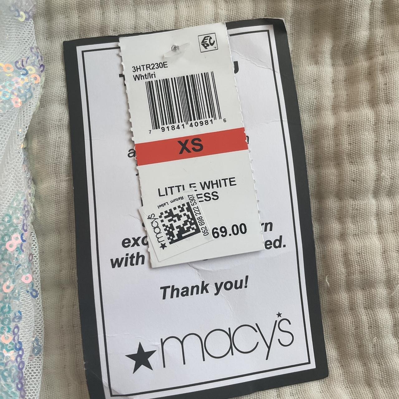 Macy's Women's White Dress | Depop