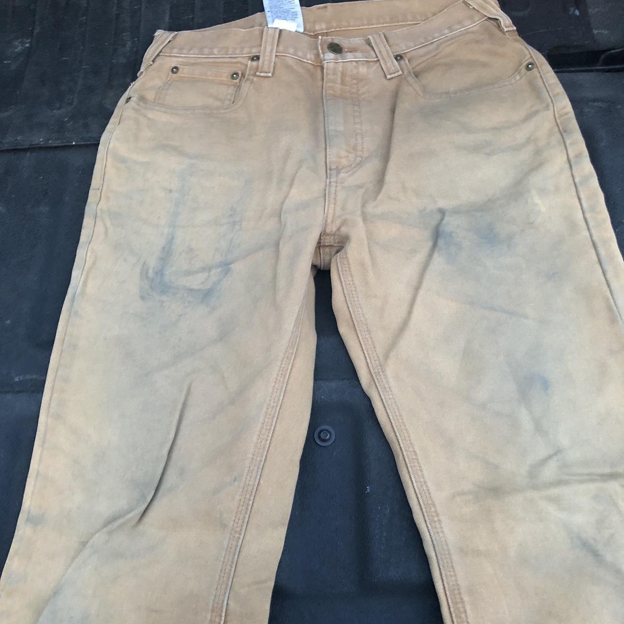 Vintage Distressed carhartt Pants size 30x32... - Depop