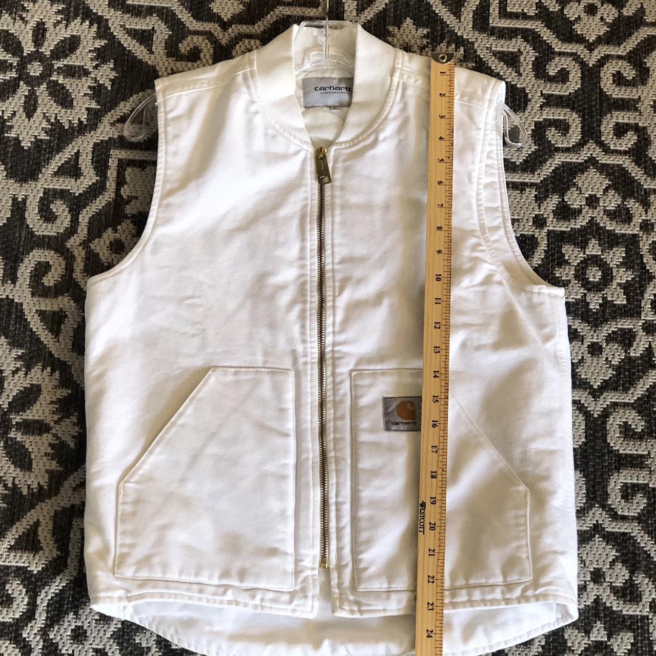 Carhartt WIP White Vest Size S Mens Or Unisex With. Depop