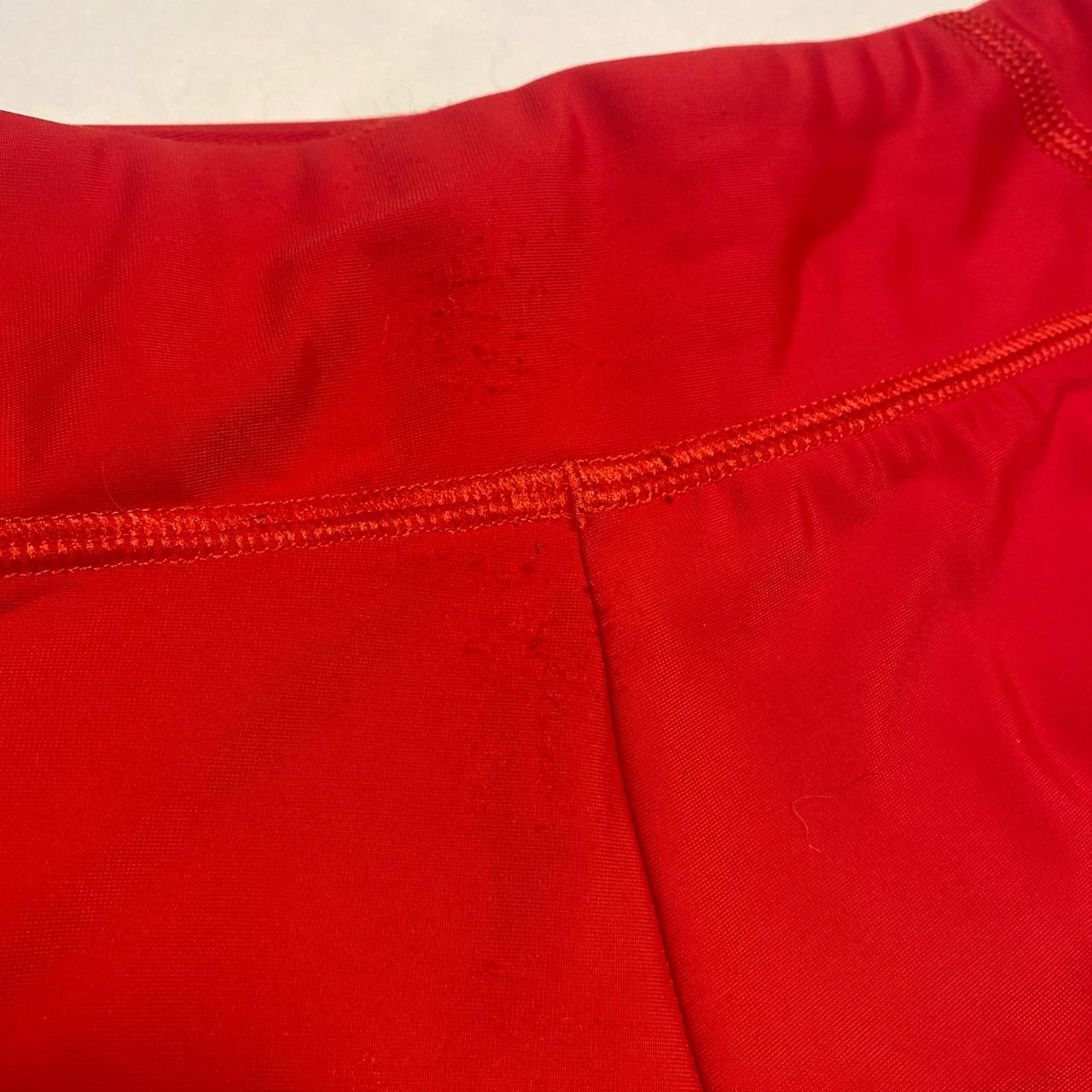 Cute red spandex Red From under armour Never tried... - Depop