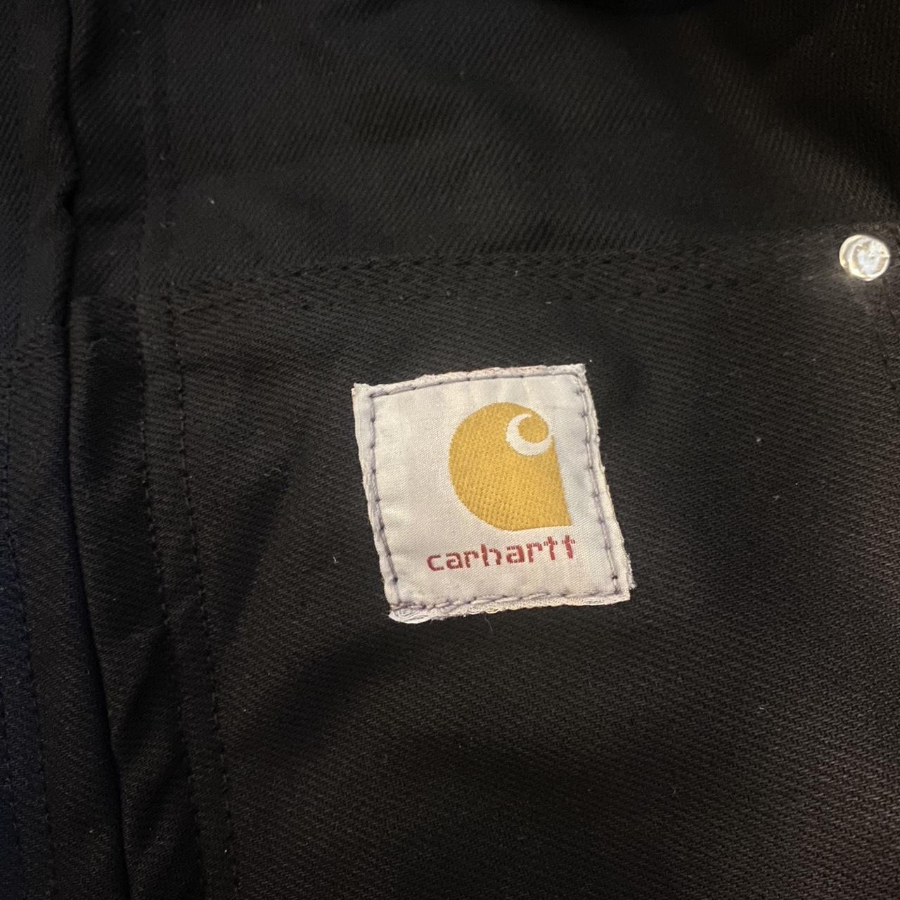 Carhartt Rework Jacket Size L Nice black colour... - Depop