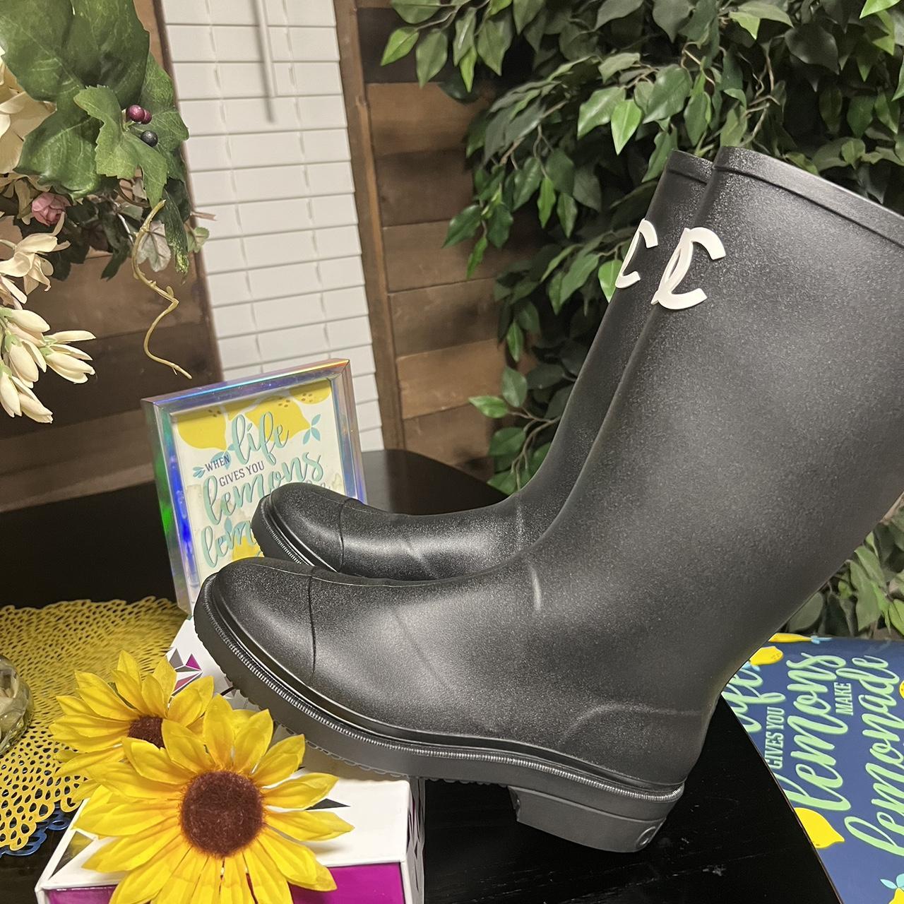 saks chanel boots