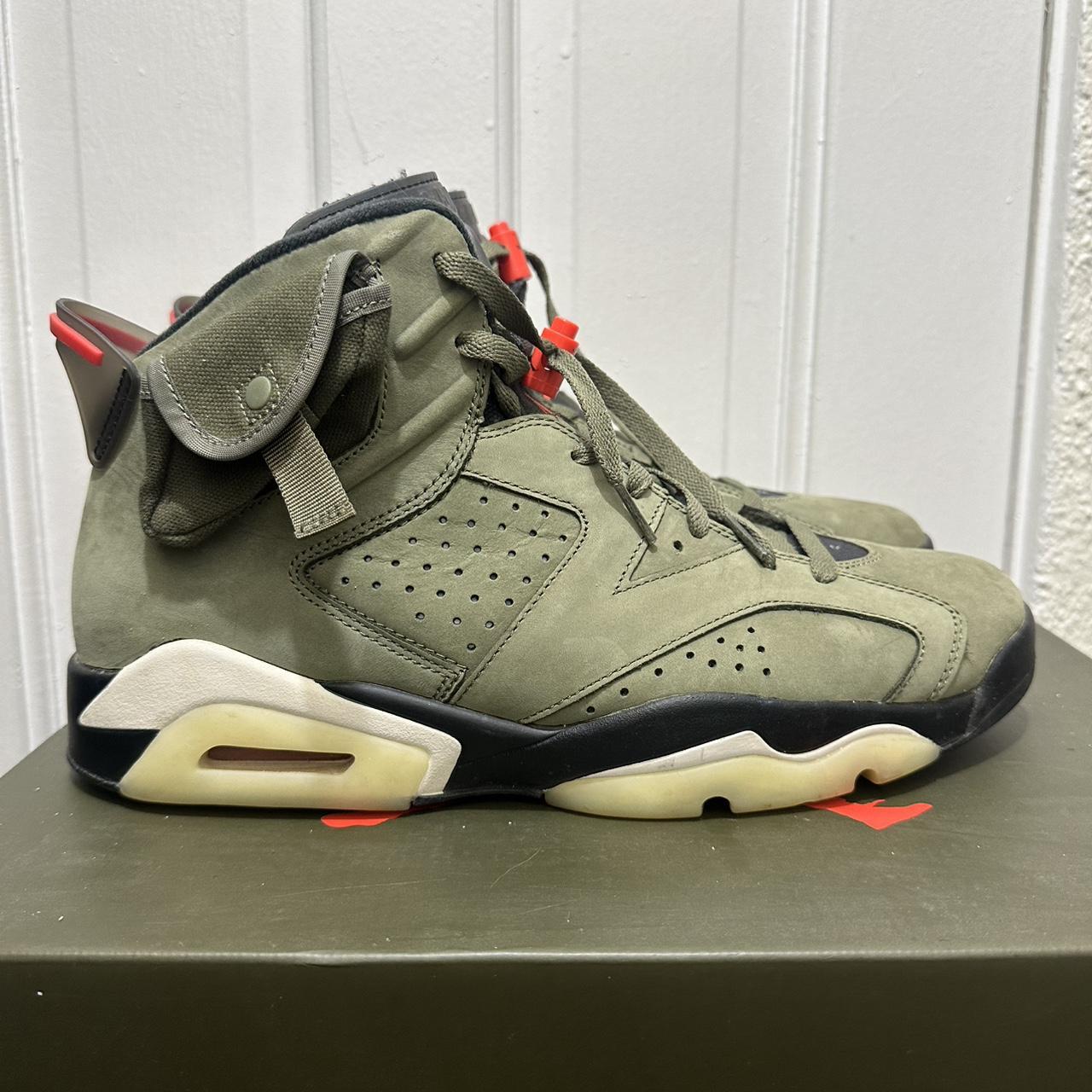 travis scott x air jordan 6 medium olive
