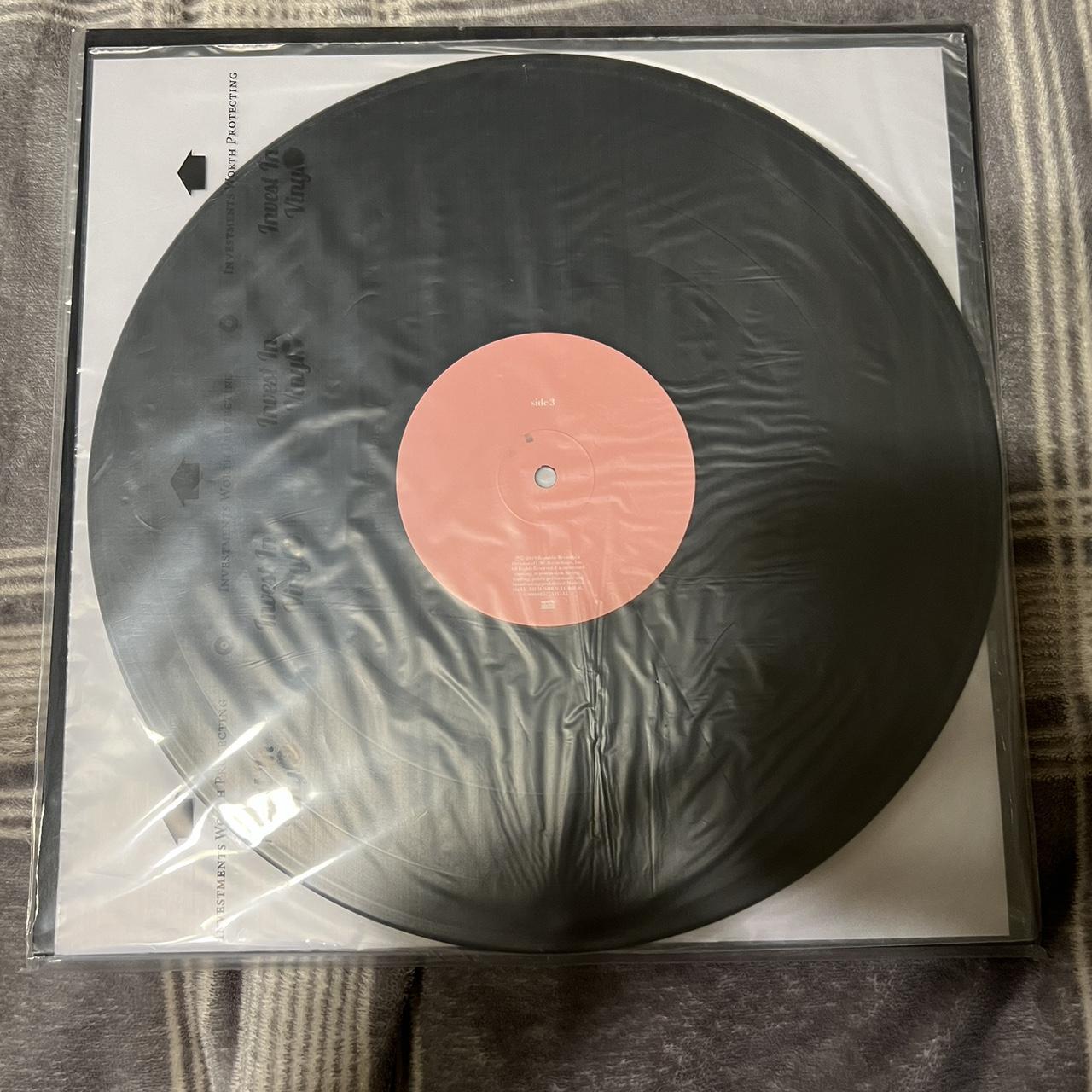 ariana grande - thank u next black vinyl in perfect... - Depop