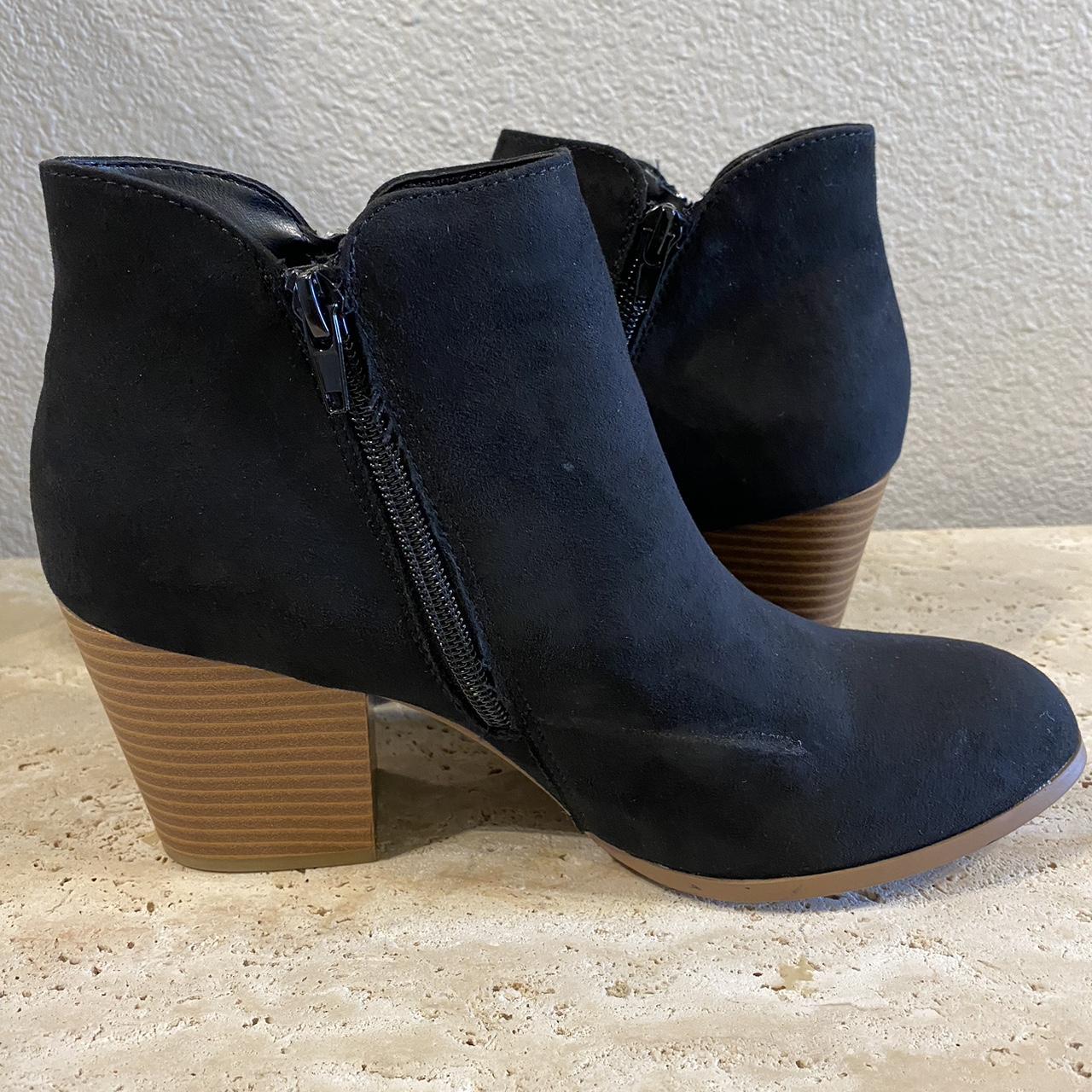 style & co ankle heel boots size 9m . with some... Depop