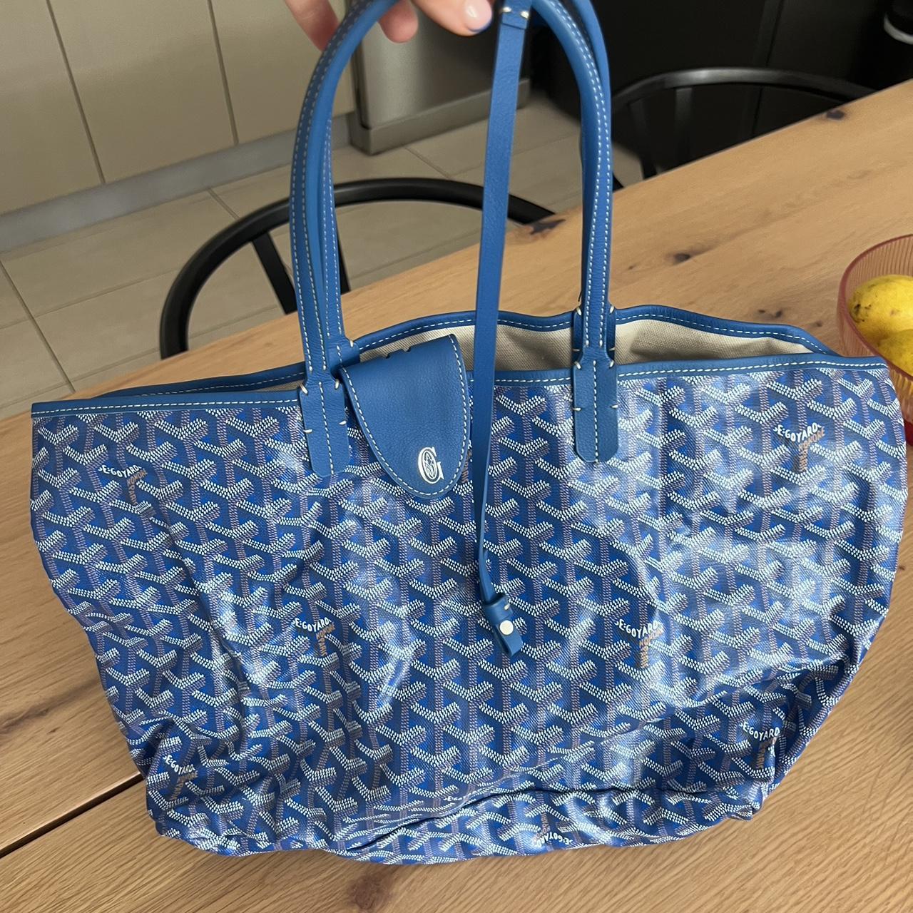 Blue Goyard Bag Comes with dust bag also - Depop