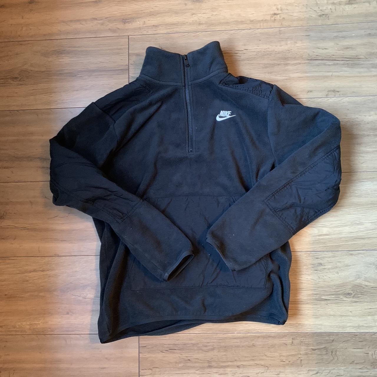 mens black nike quarter zip