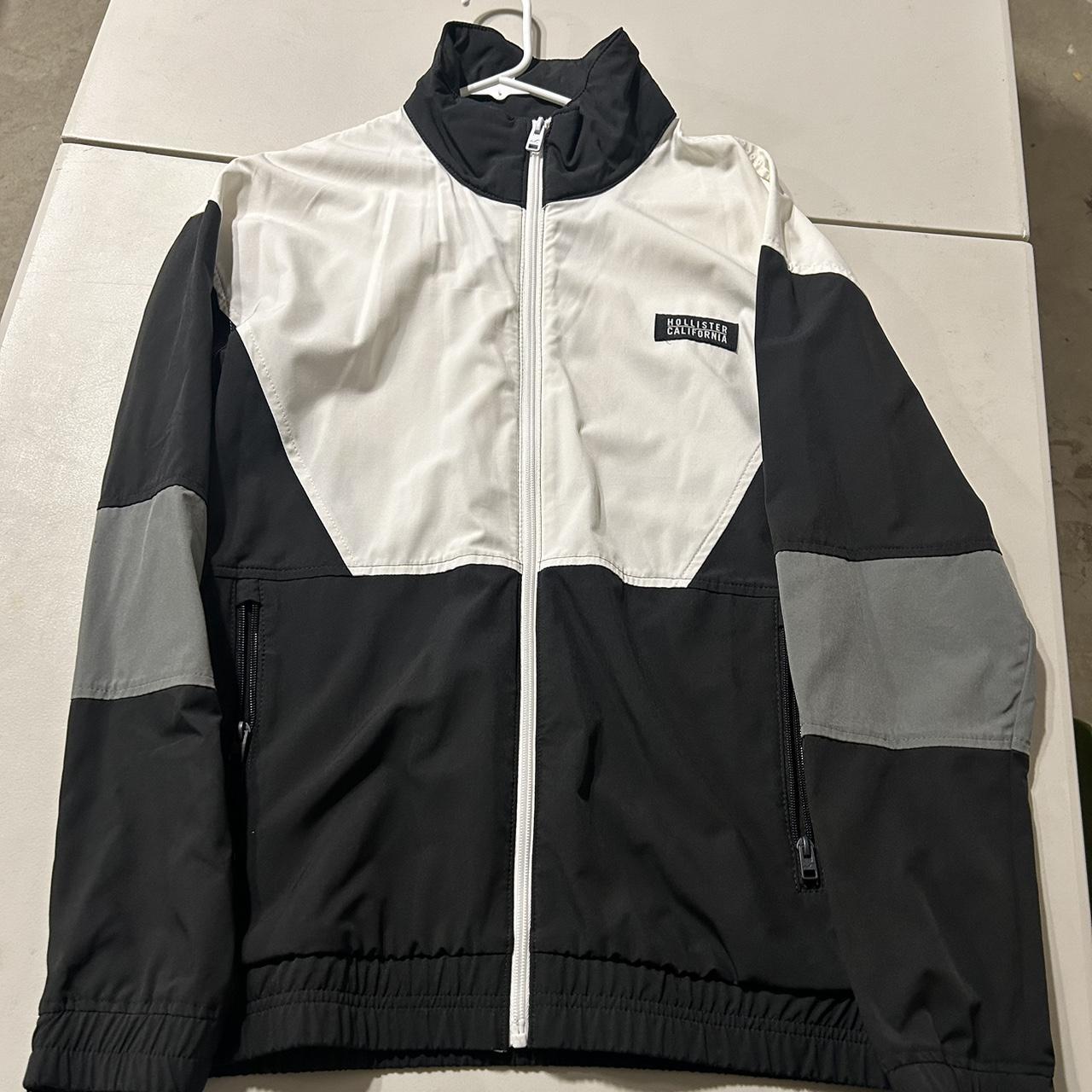 Hollister Windbreaker Jacket Size large Ships... Depop
