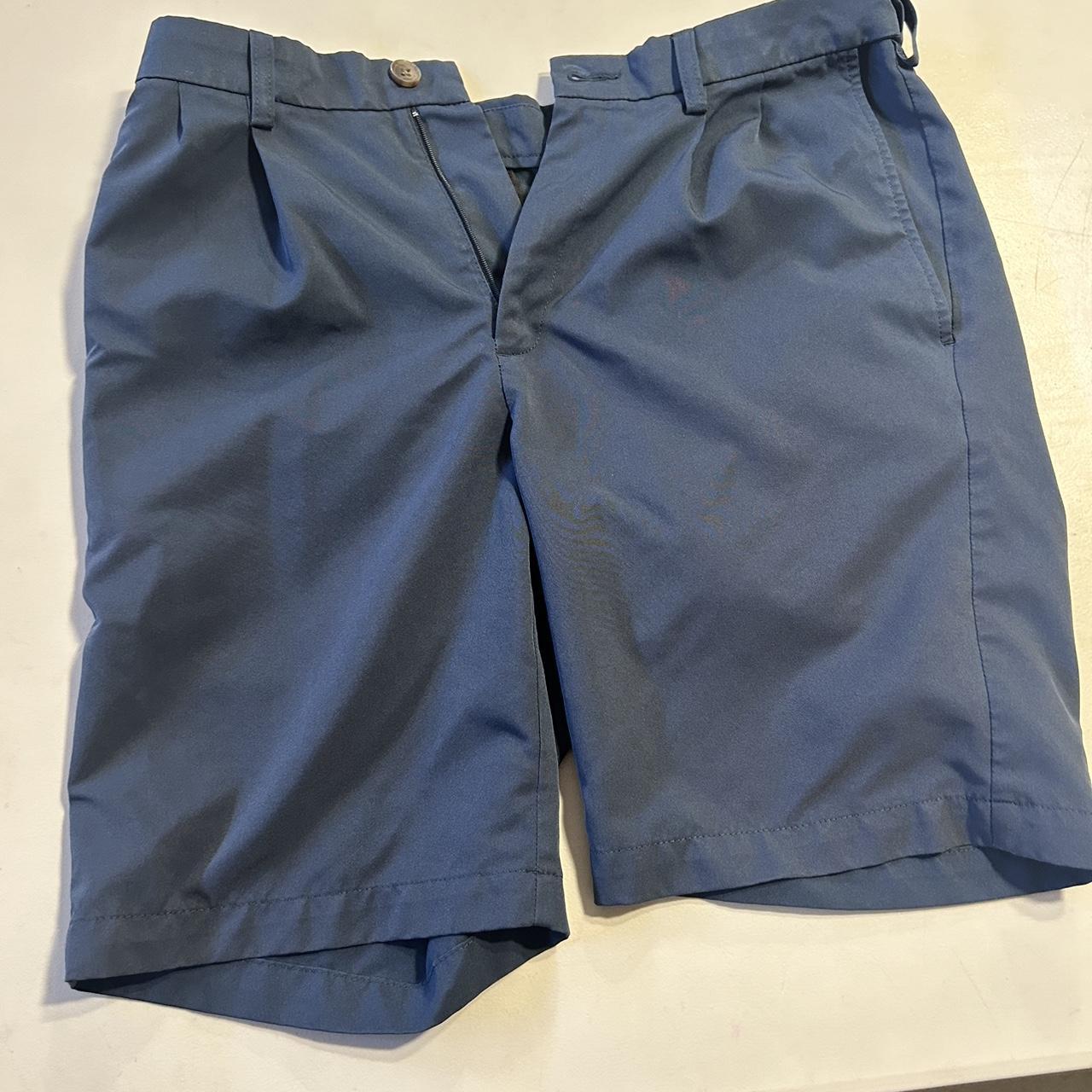 Blue Navy Shorts . Size 32 - Ships within 1-3 Days... - Depop