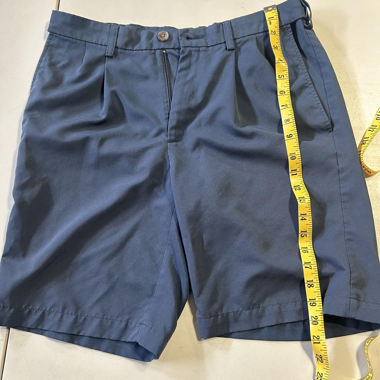 Blue Navy Shorts . Size 32 - Ships within 1-3 Days... - Depop