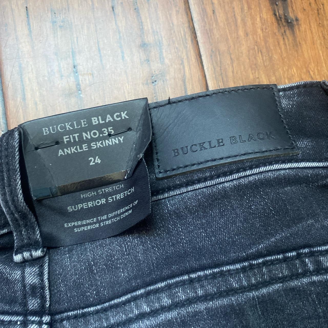 Buckle Black Women's Jeans | Depop