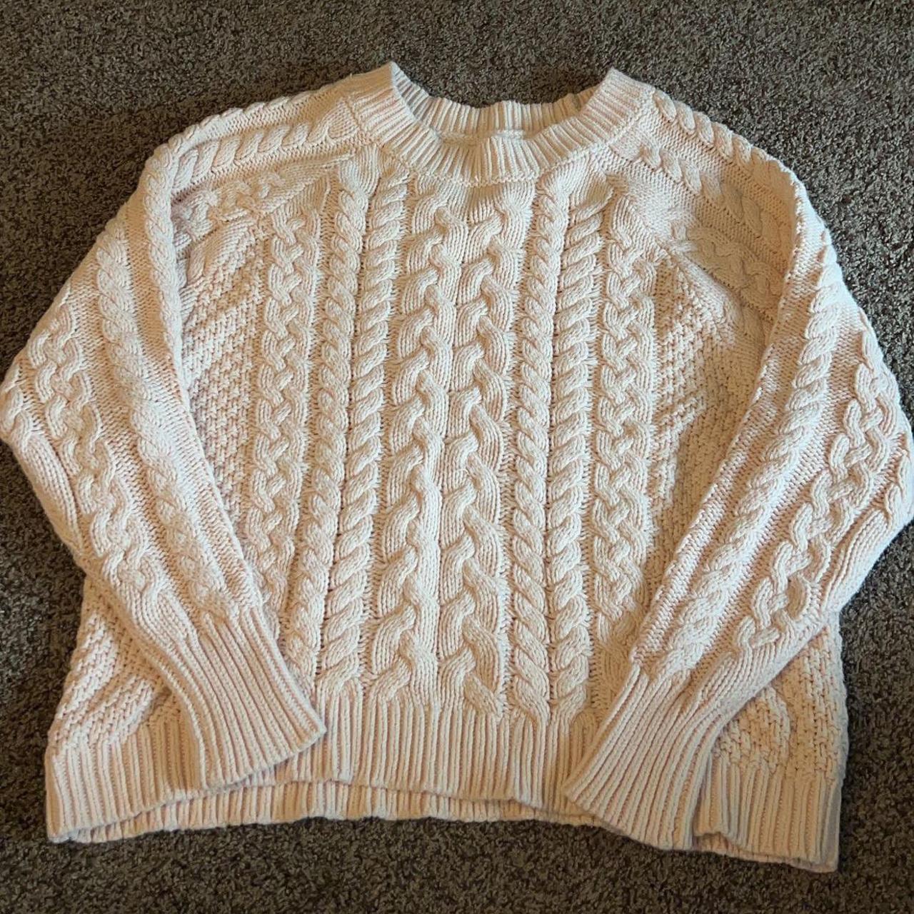 Aerie Light Pink Oversized Sweater Perfect - Depop