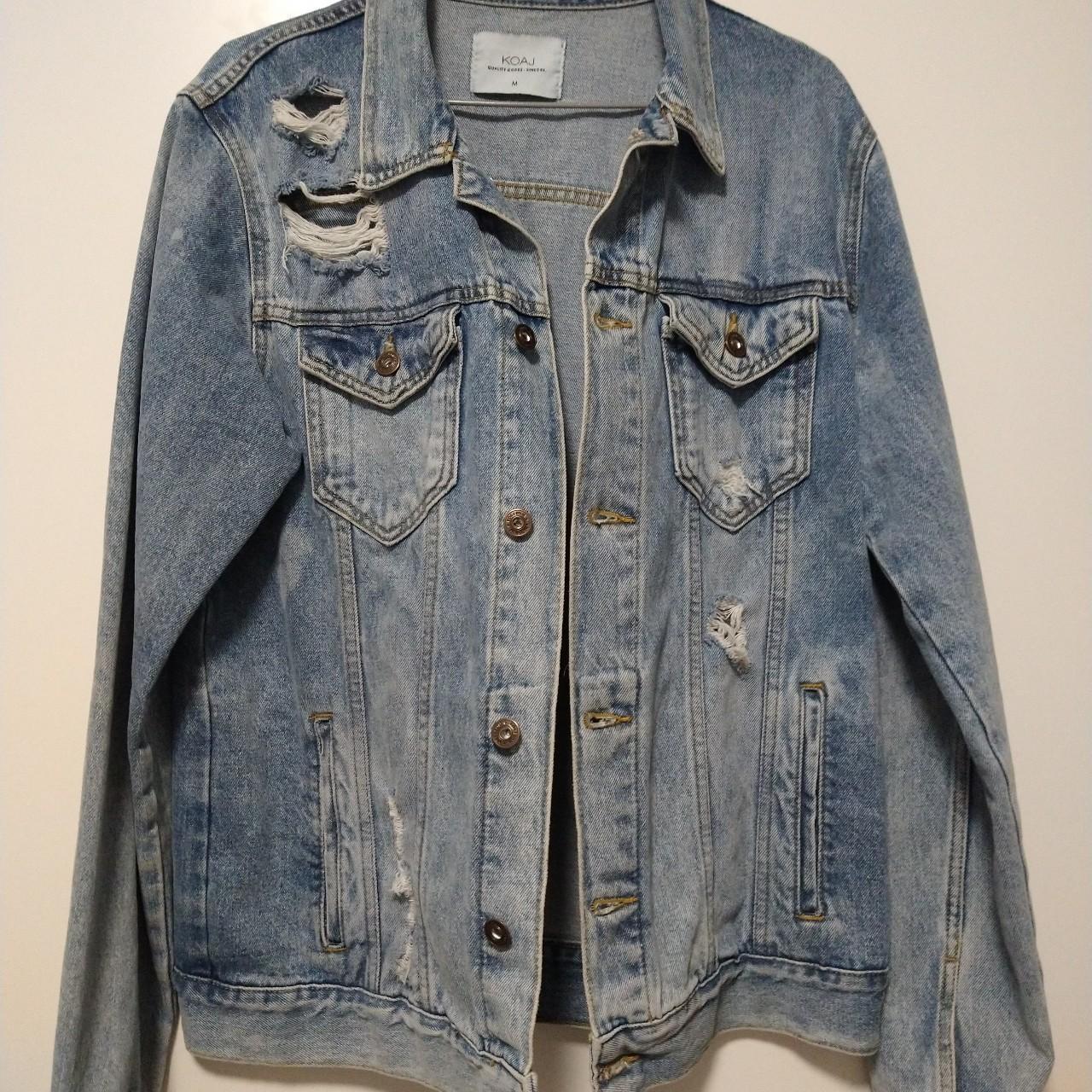Blue jean jacket, 100% cotton - Depop