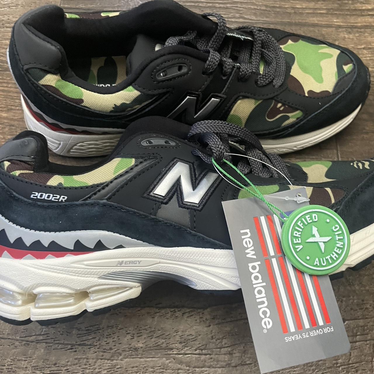 New Balance 2002r A bathing ape Size 10 Willing to... - Depop