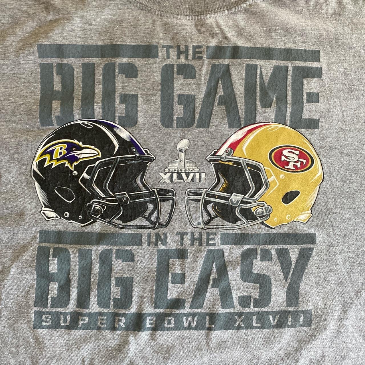 2013 Nike Dri-Fit Super Bowl XLVII T-Shirt Baltimore - Depop