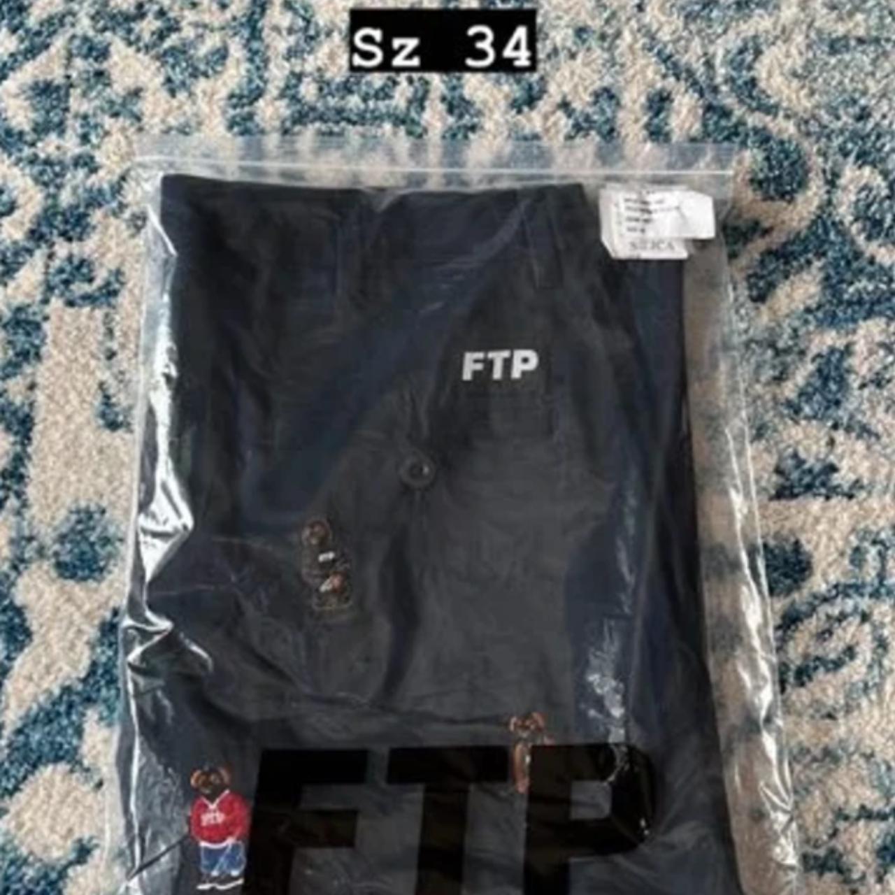 FTP Bear Chino Pants Navy Sz 34 Ships in 1-2... - Depop