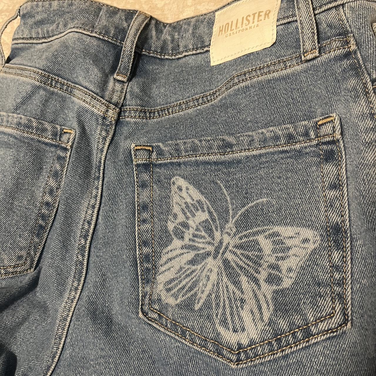 Hollister Butterfly Jeans Depop