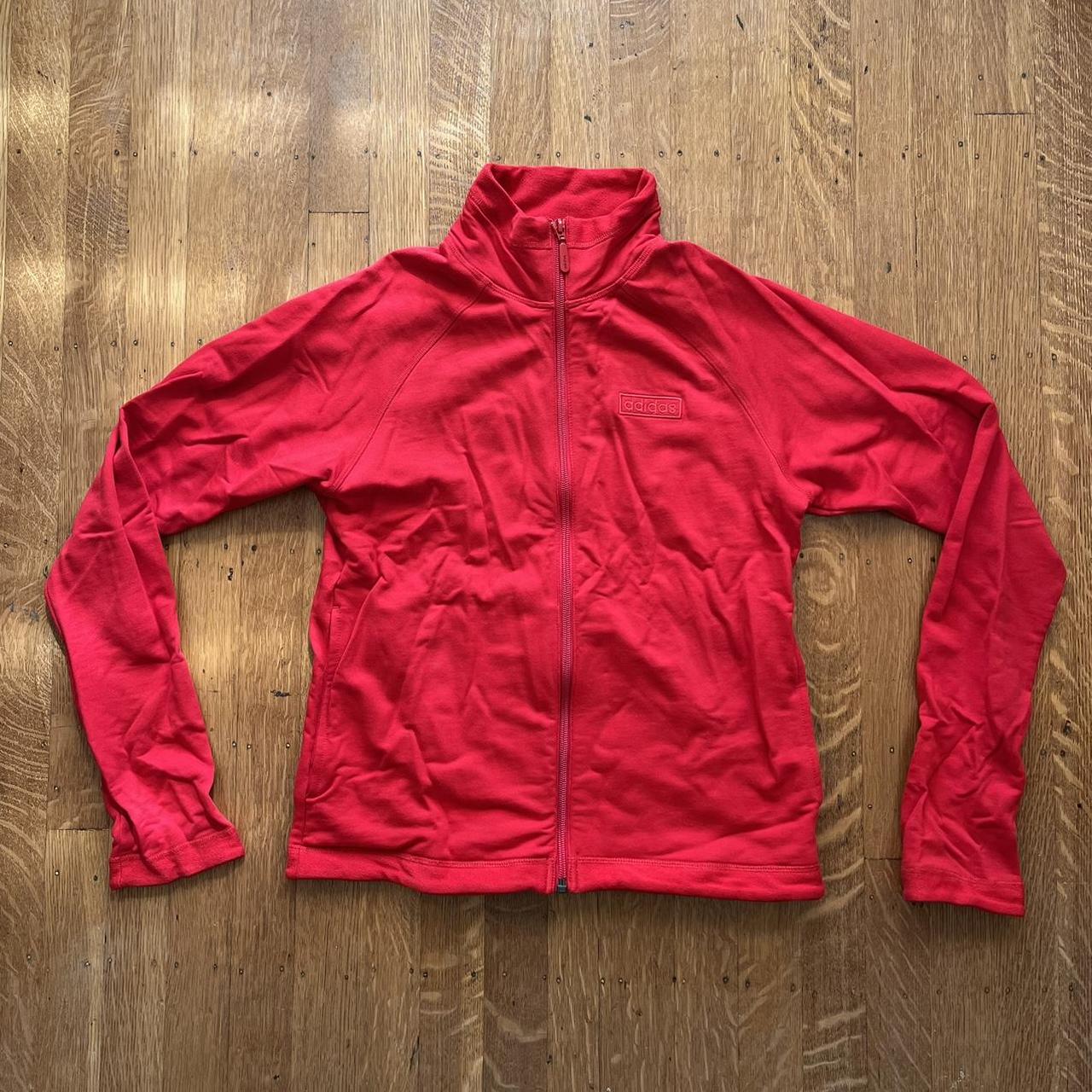 Y2K adidas zip up jacket / women’s size small / pit... Depop