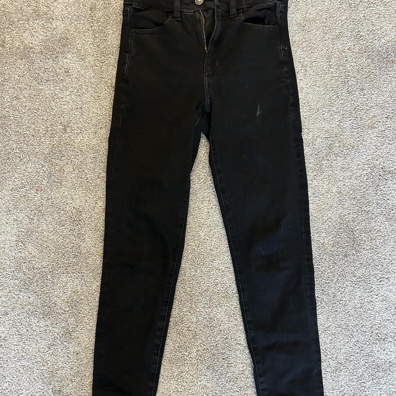 American Eagle Women's Black Jeans | Depop