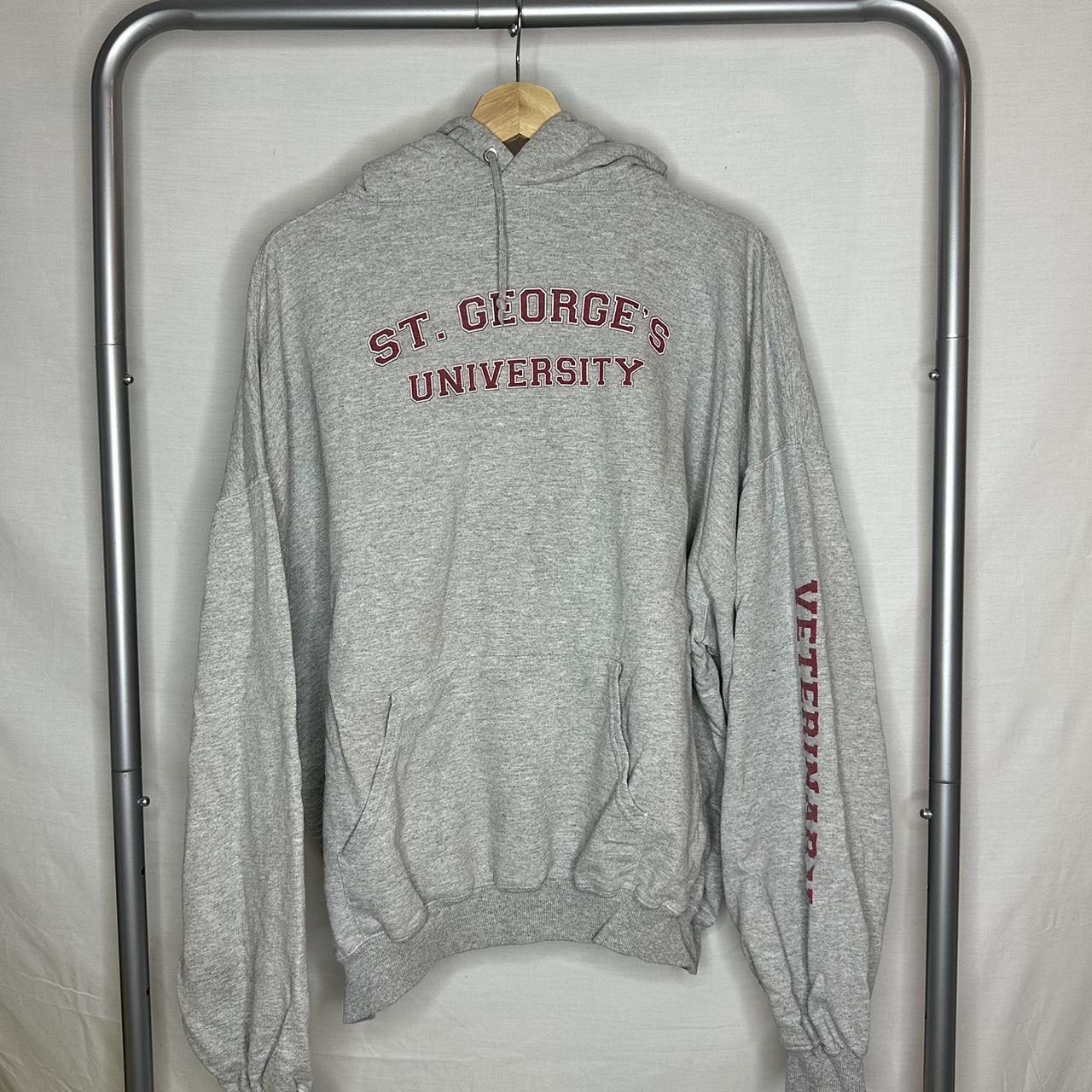 Modern St. George University hoodie Size large... - Depop