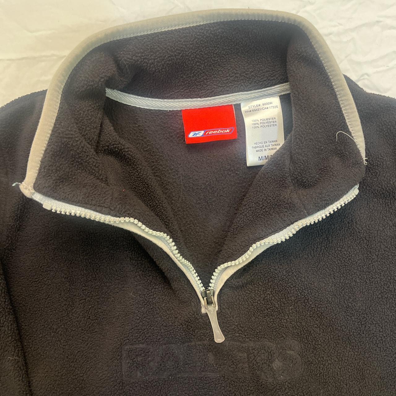 Early 2000s Reebok Raiders Quarter Zip Fleece Size M... - Depop